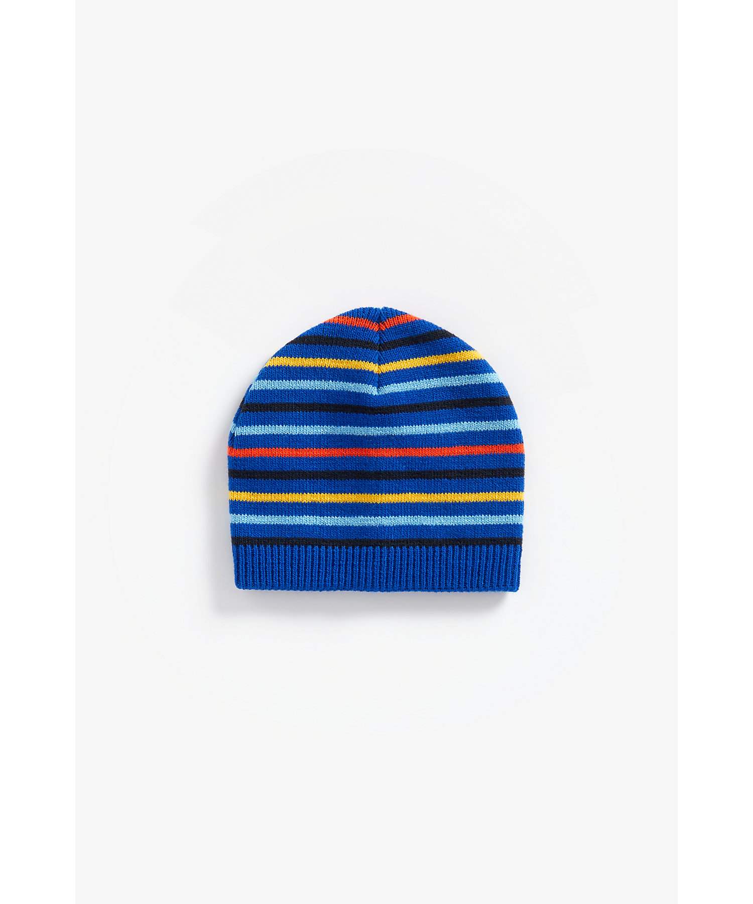 Boys Beanie Striped - Blue