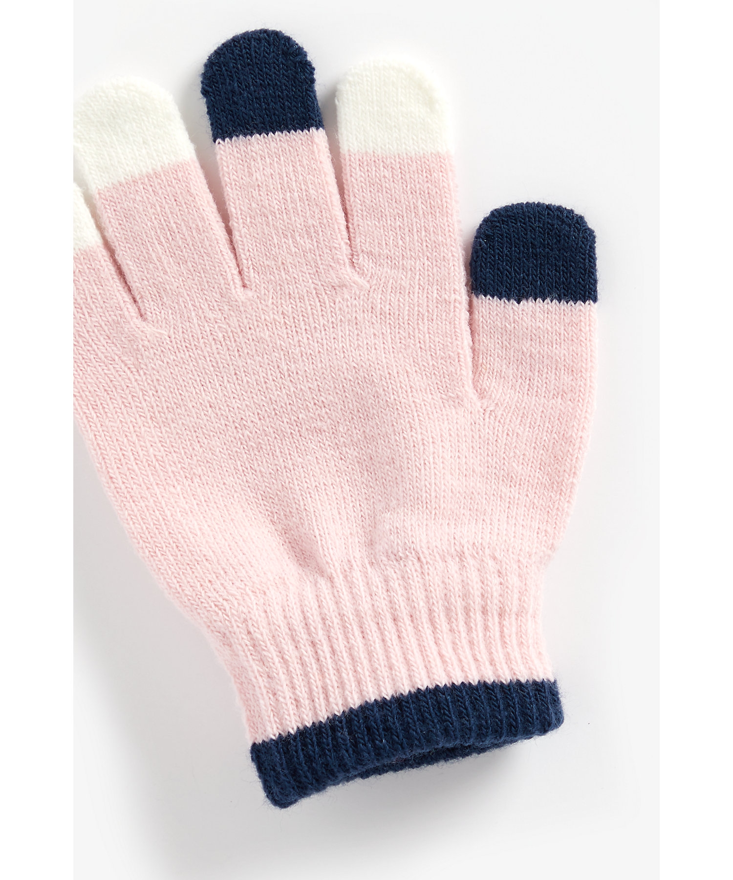 Mothercare | Girls Gloves Cat Print - Pink 3
