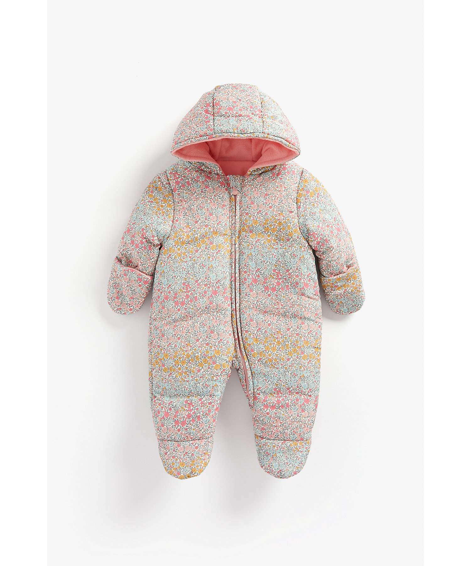 Baby girl sale snowsuit mothercare