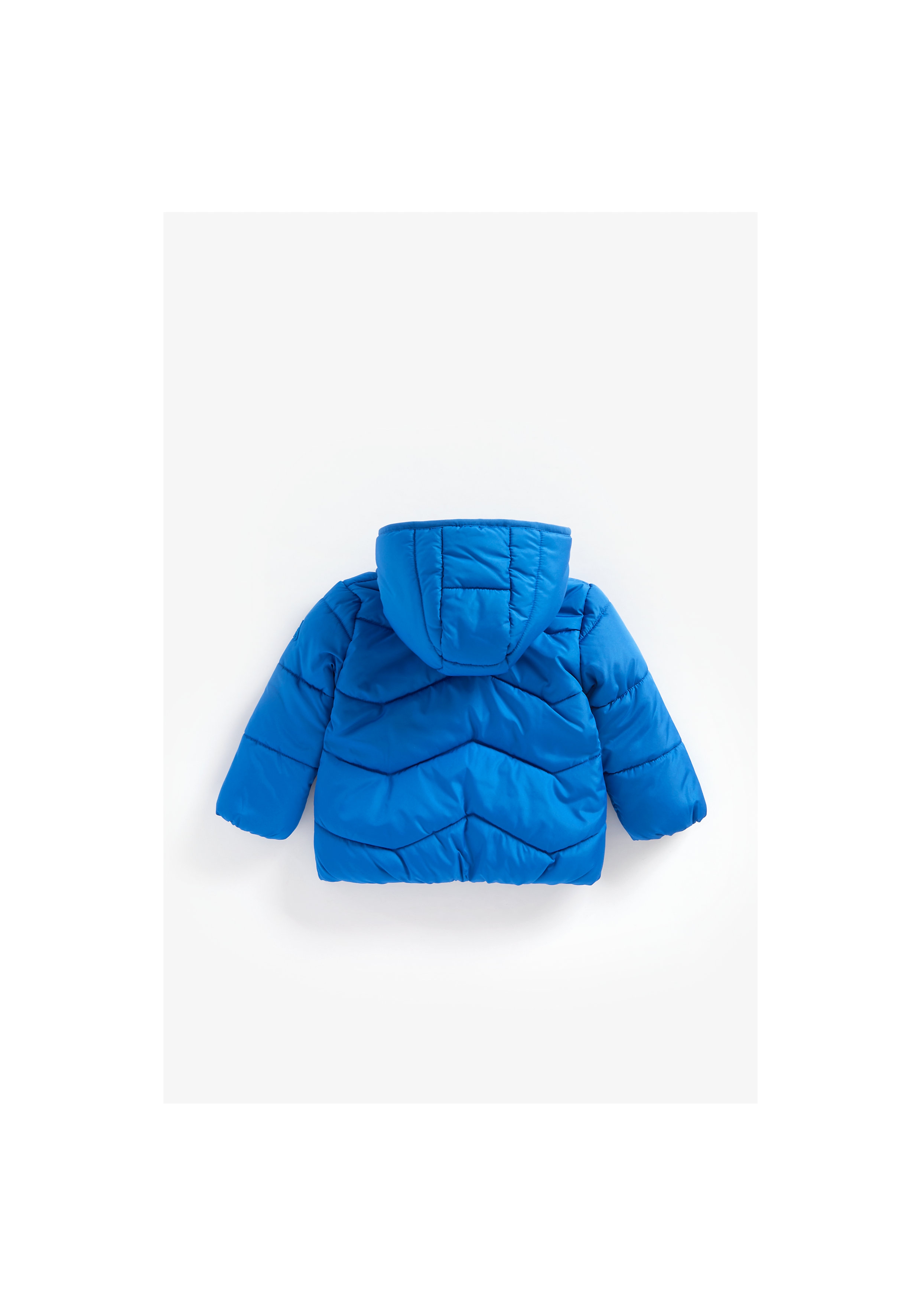 Mothercare | Boys Full Sleeves Fleece Lined Jacket Hooded - Blue 1