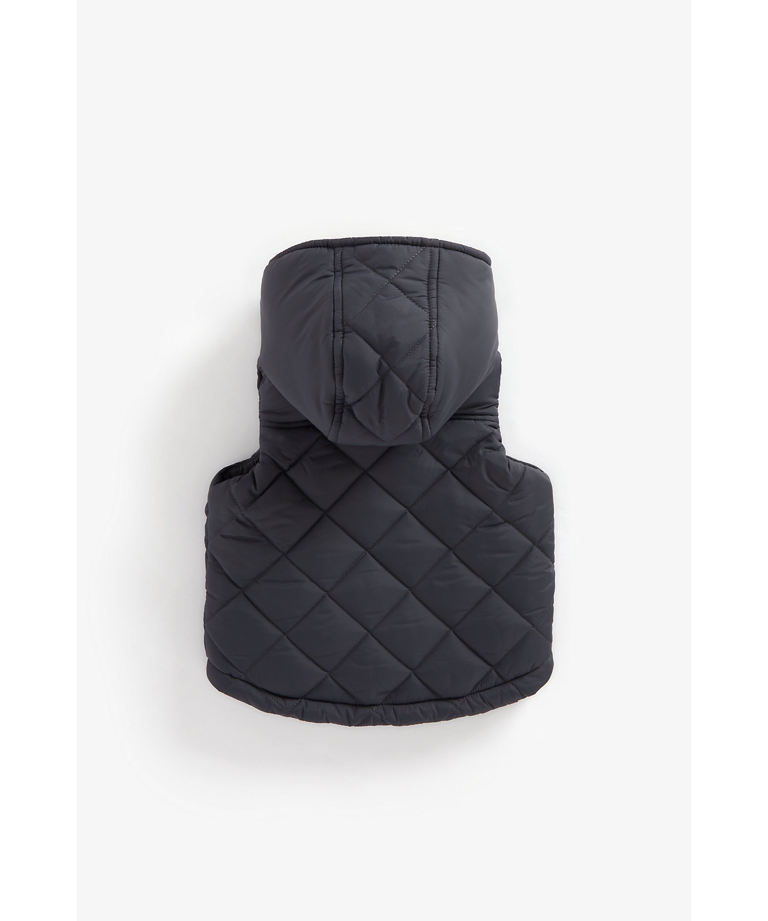 Mothercare | Boys Full Sleeves Quilted Jacket Dino Print - Charcoal 1