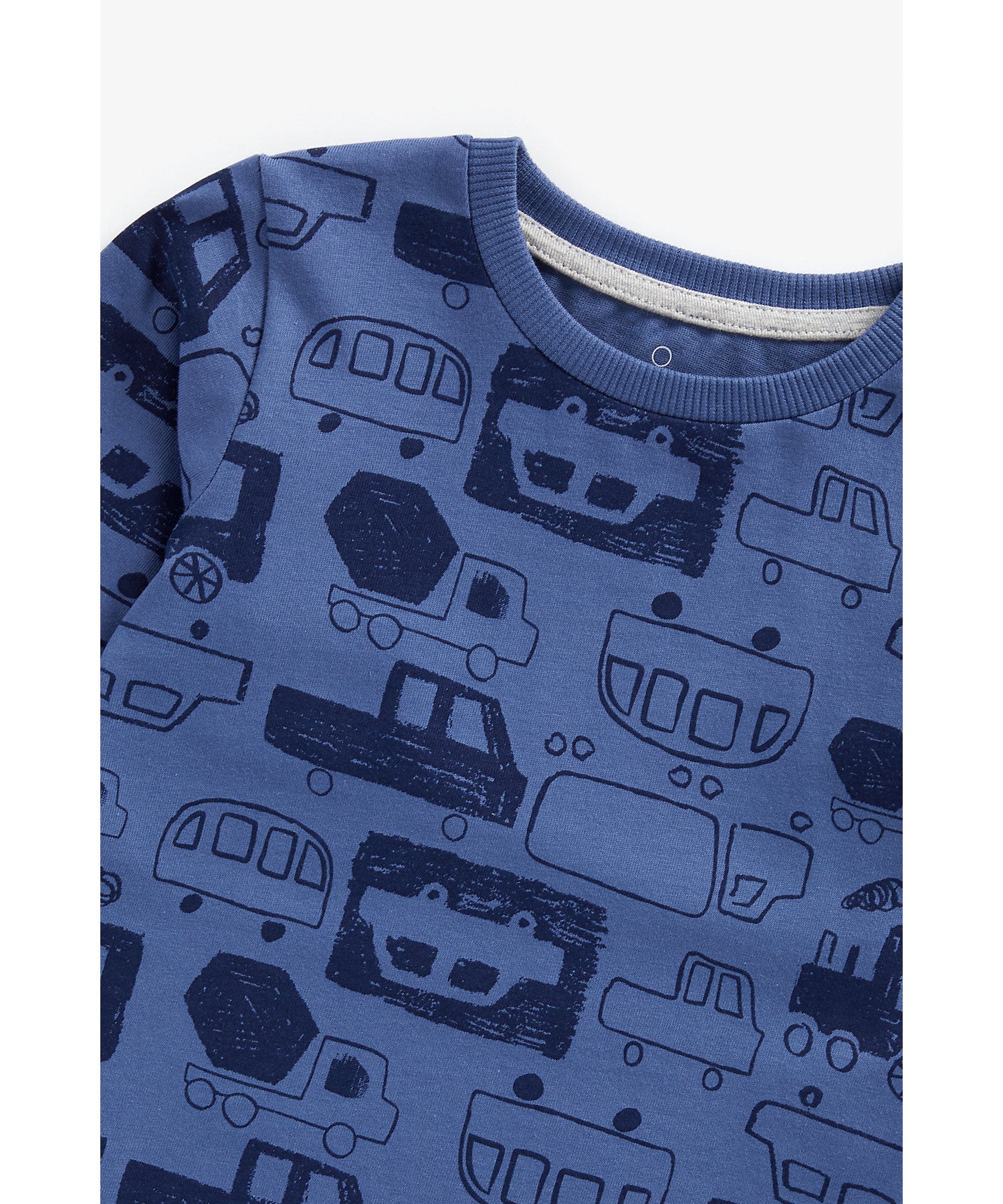 Mothercare | Boys Full Sleeves Pyjama Set Vehicle Print - Pack Of 2 - Multicolor 2