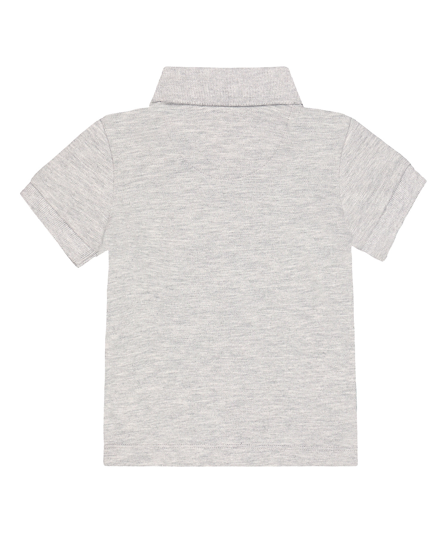 Mothercare | Boys Half Sleeves Polo T-Shirts Mc Embroidery-Grey 1