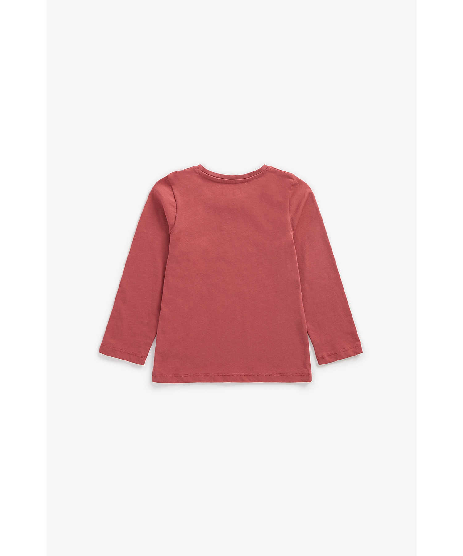 Mothercare | Girls Full Sleeves T-Shirt Cat Print - Pink 1