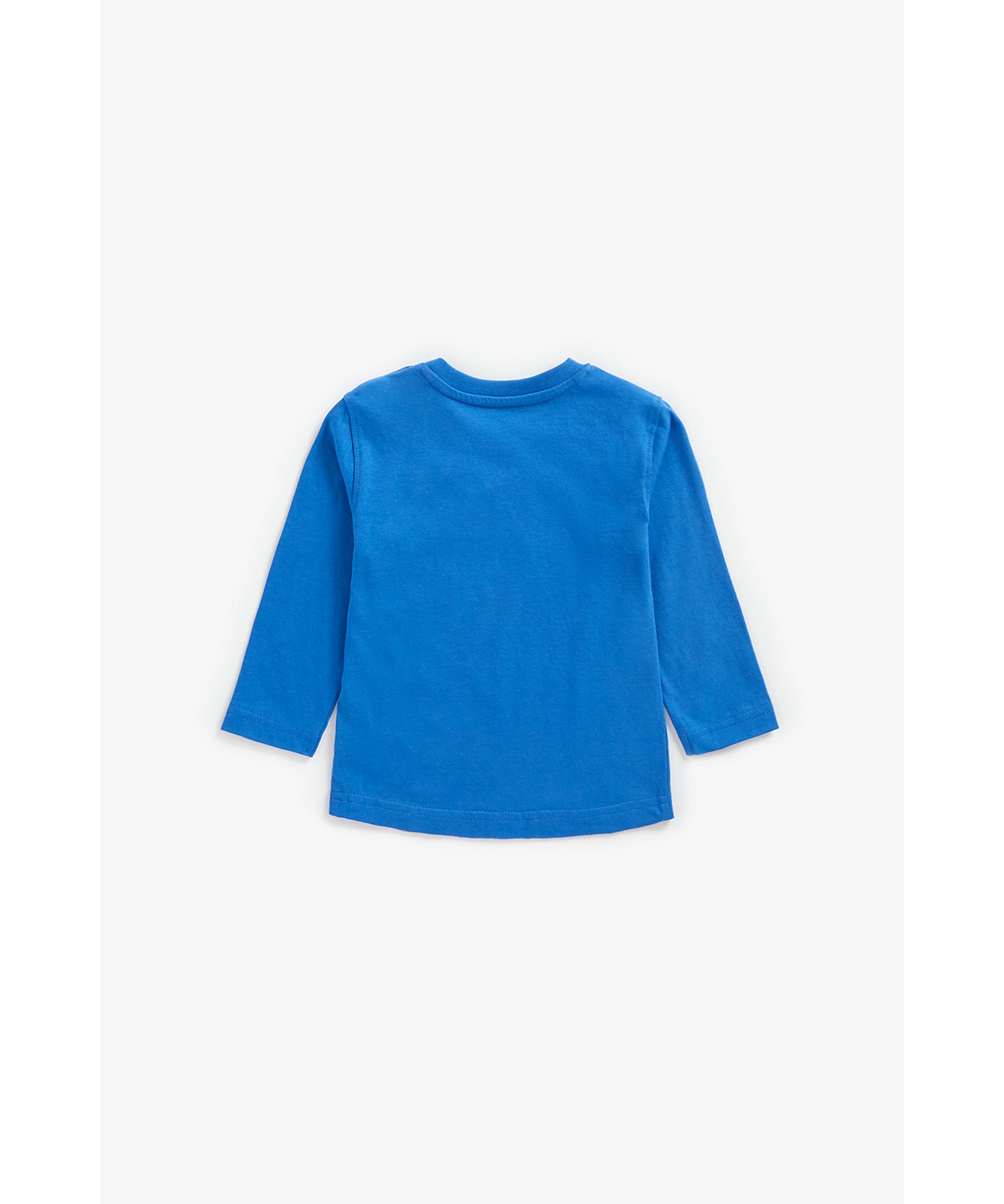 Mothercare | Boys Full Sleeves T-Shirt Slogan Print - Blue 1