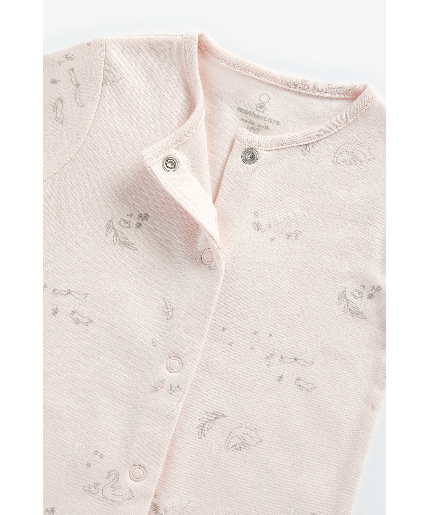 Mothercare | Girls 8 Piece Set Printed And Striped - Pink 2