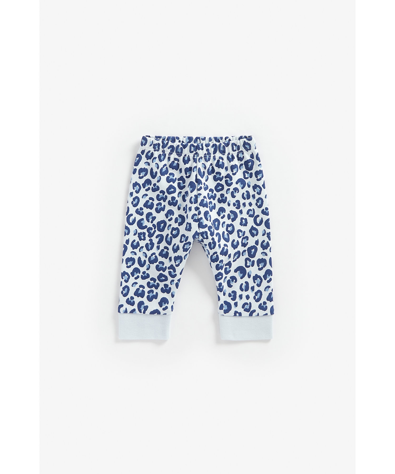 Mothercare | Boys Full Sleeves Pyjama Set Animal Print - Pack Of 2 - Blue 4
