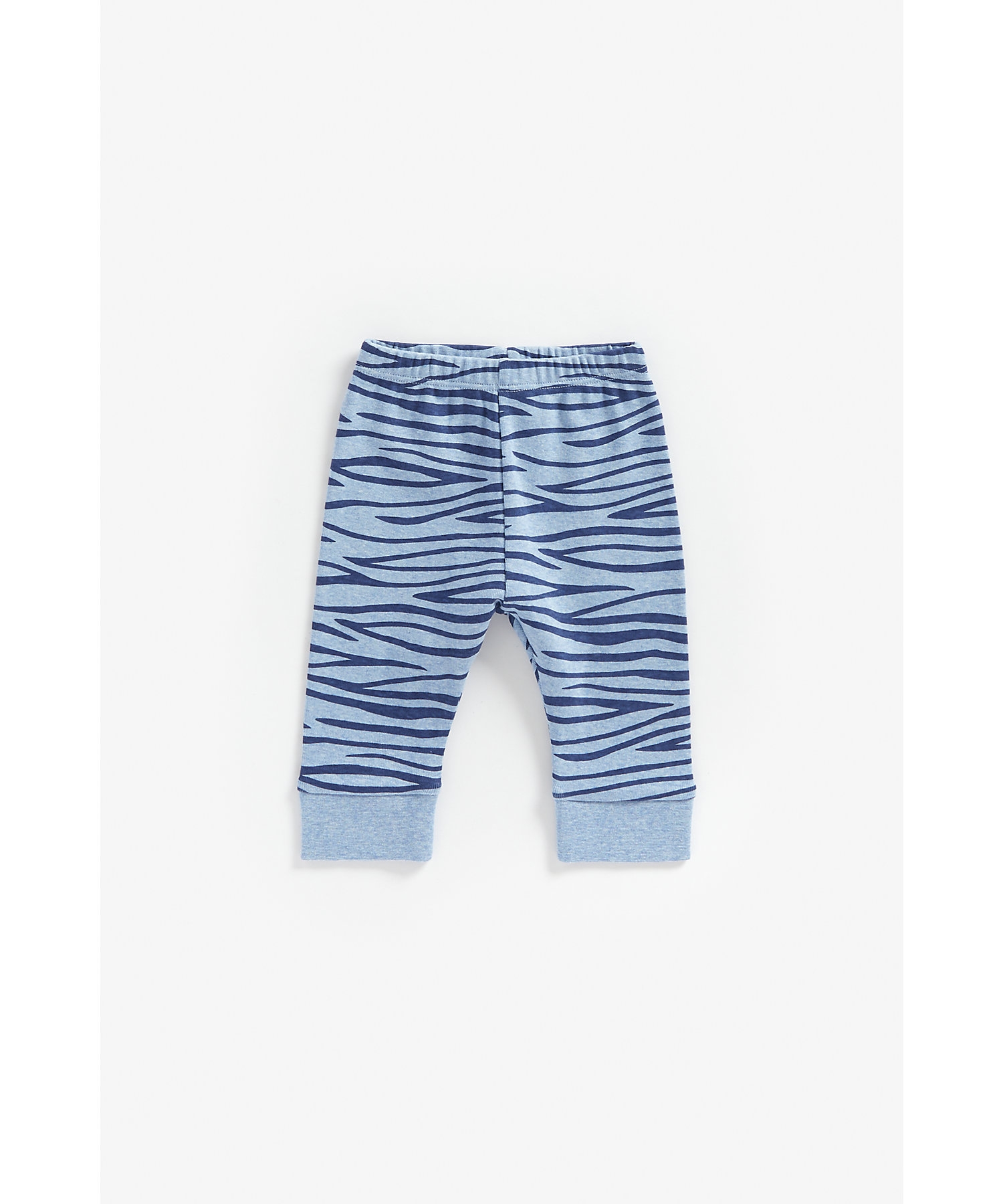 Mothercare | Boys Full Sleeves Pyjama Set Animal Print - Pack Of 2 - Blue 5