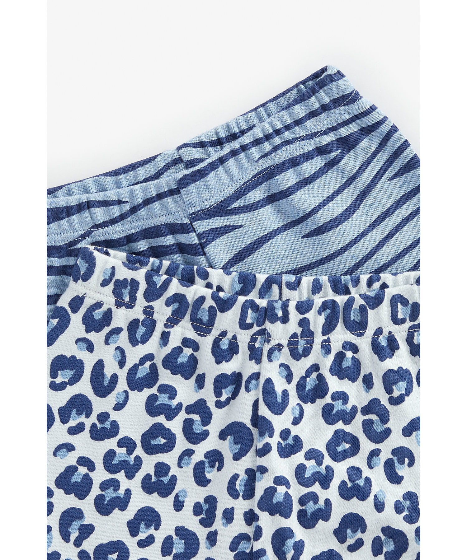 Mothercare | Boys Full Sleeves Pyjama Set Animal Print - Pack Of 2 - Blue 7