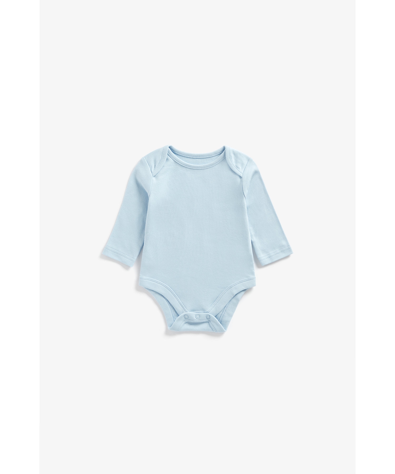 Mothercare | Boys Full Sleeves Bodysuit Striped And Printed - Pack Of 5 - Blue 6