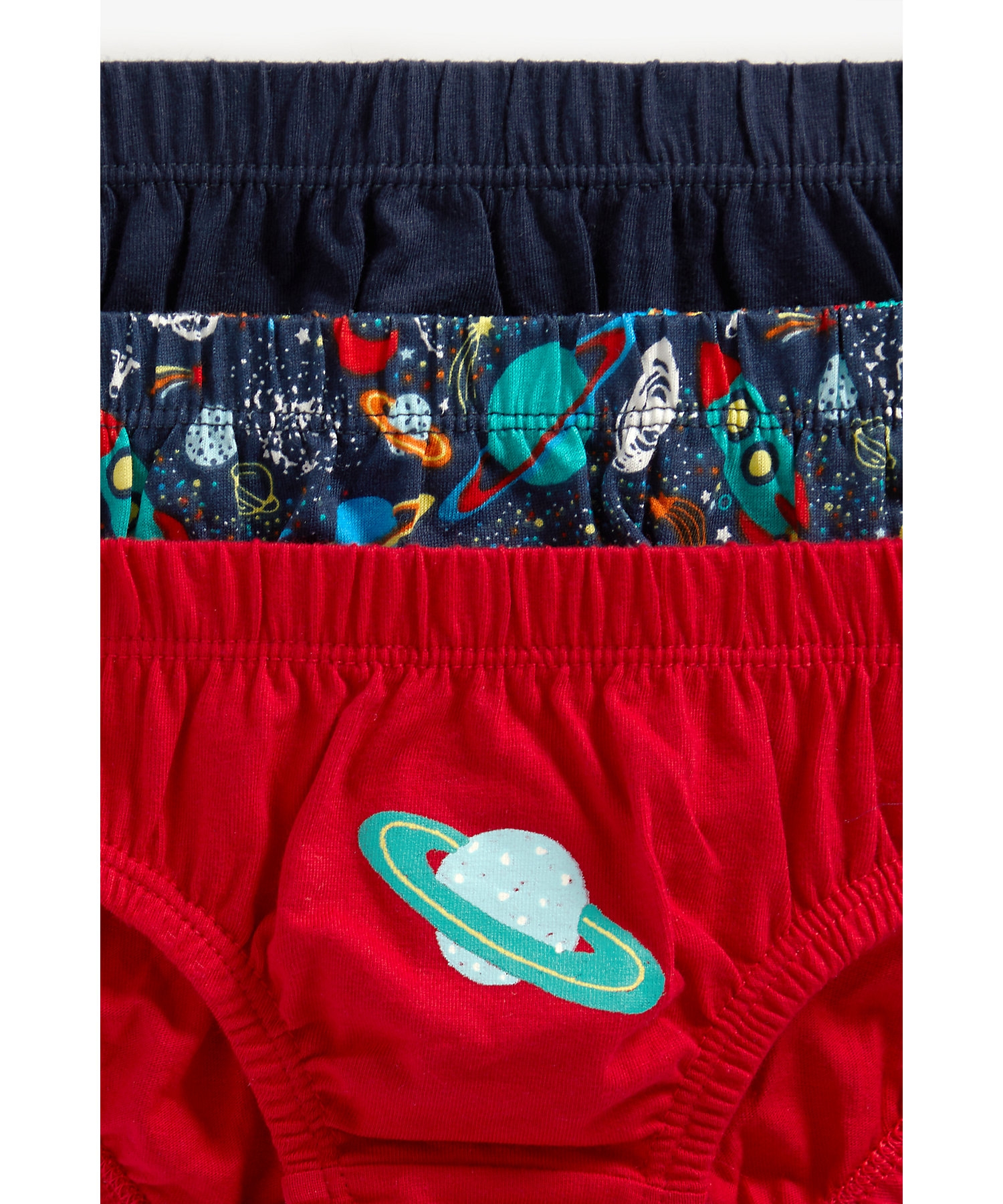Mothercare | Boys Briefs Space Print - Pack Of 5 - Multicolor 1