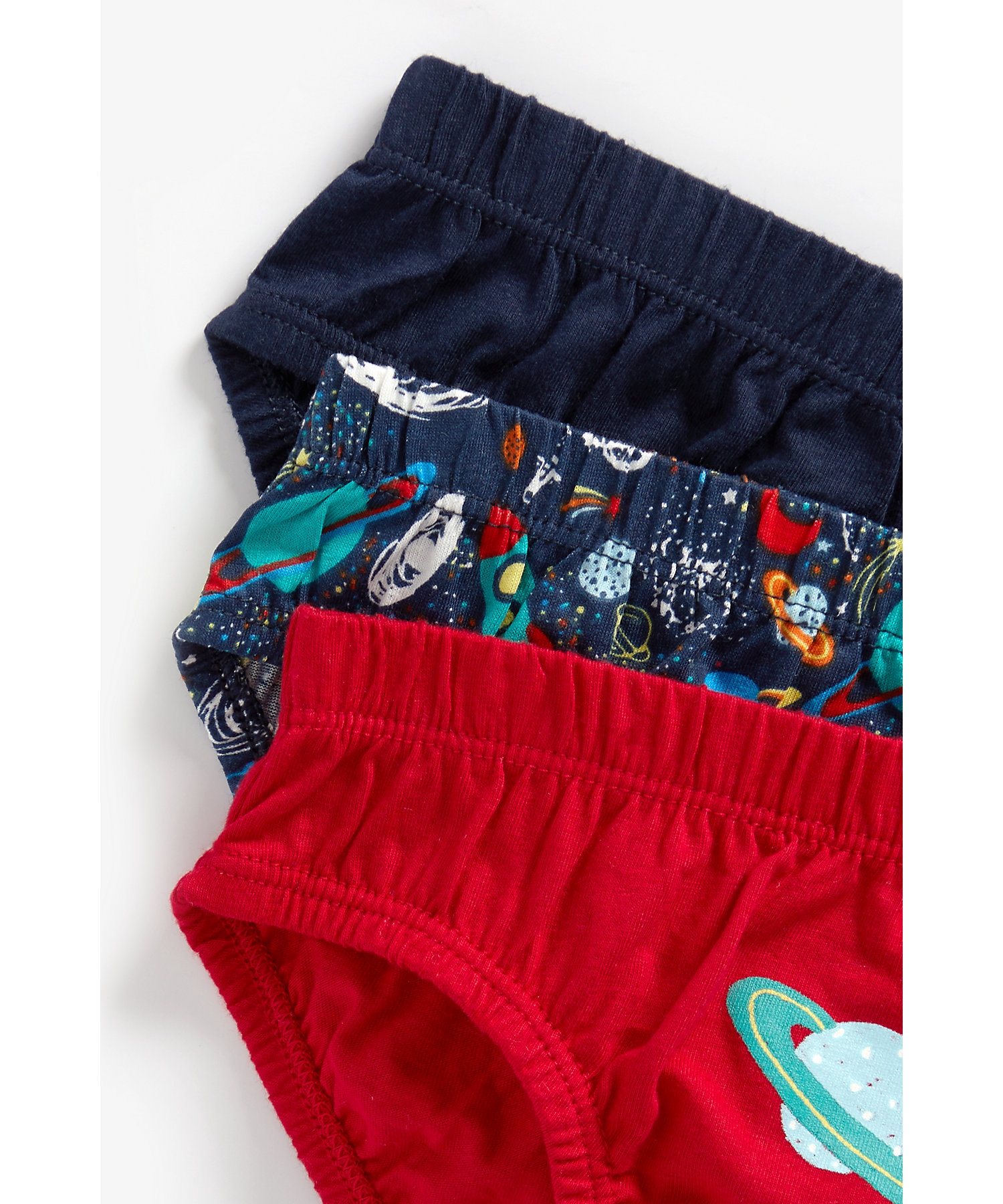 Mothercare | Boys Briefs Space Print - Pack Of 5 - Multicolor 2