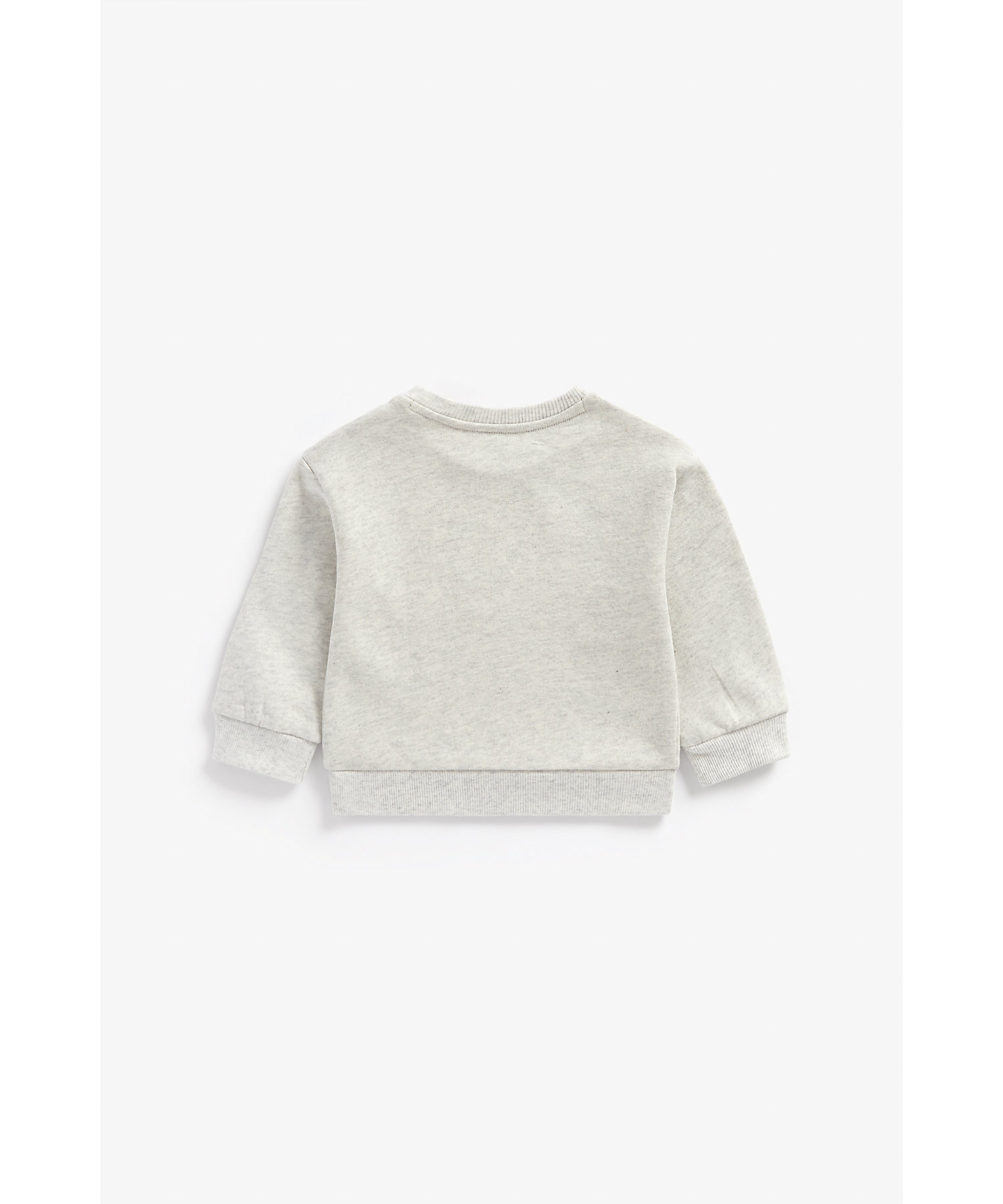 Mothercare | Girls Full Sleeves Sweatshirt Floral Design - Grey 1