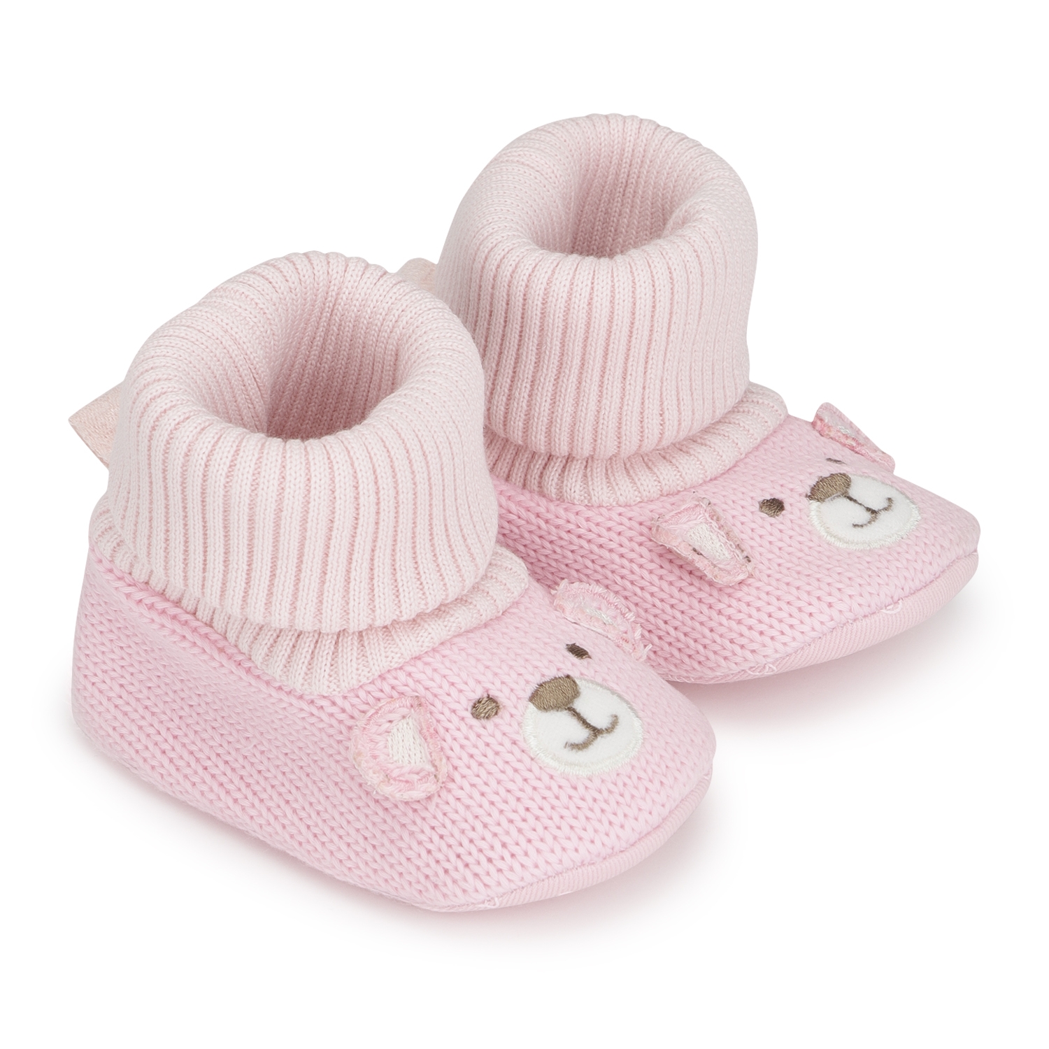 Mothercare | Girls Socktop Bear Embroidery-Multicolor 0