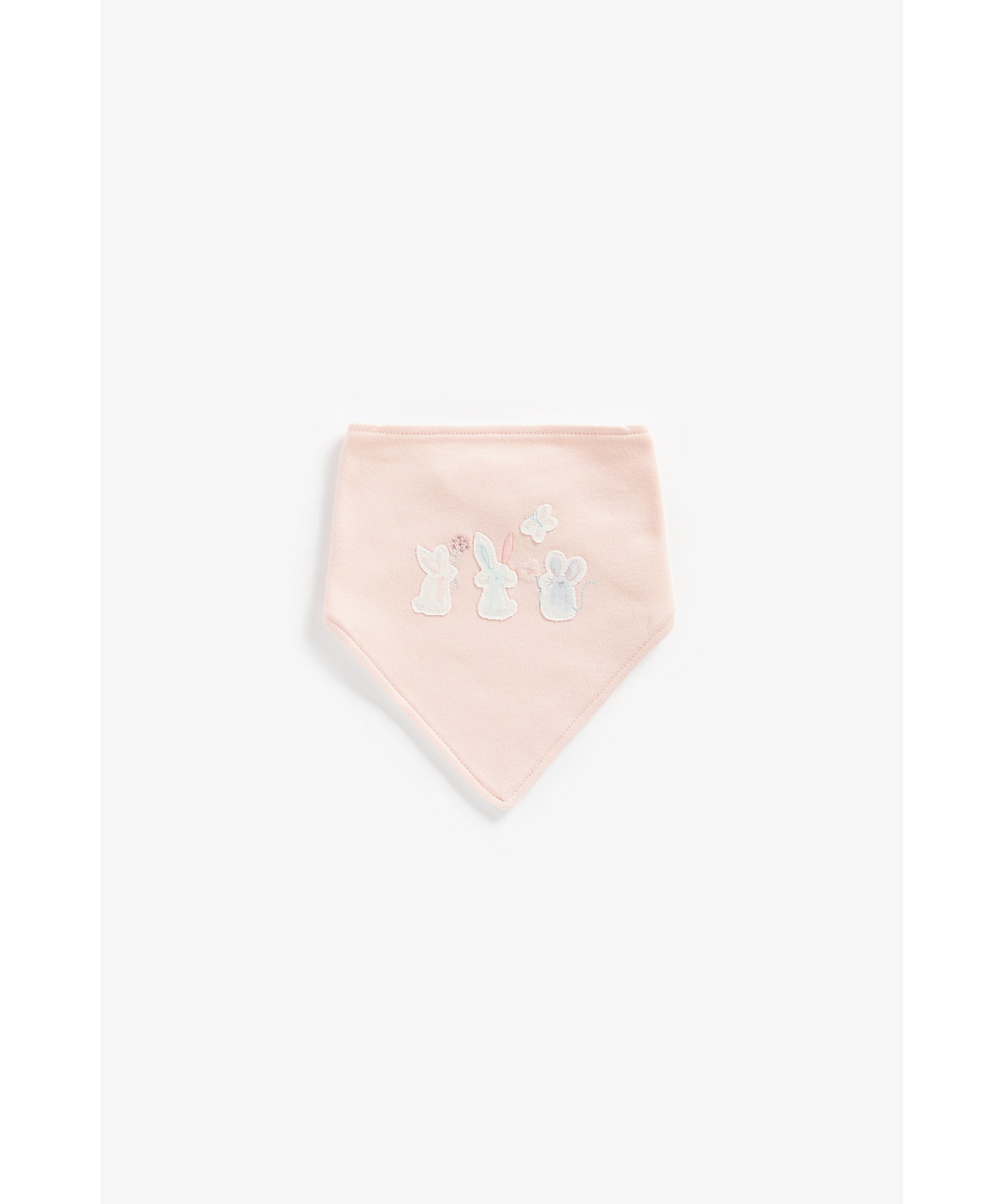 Mothercare | Girls Bibs -Pack of 3-Multicolor 1