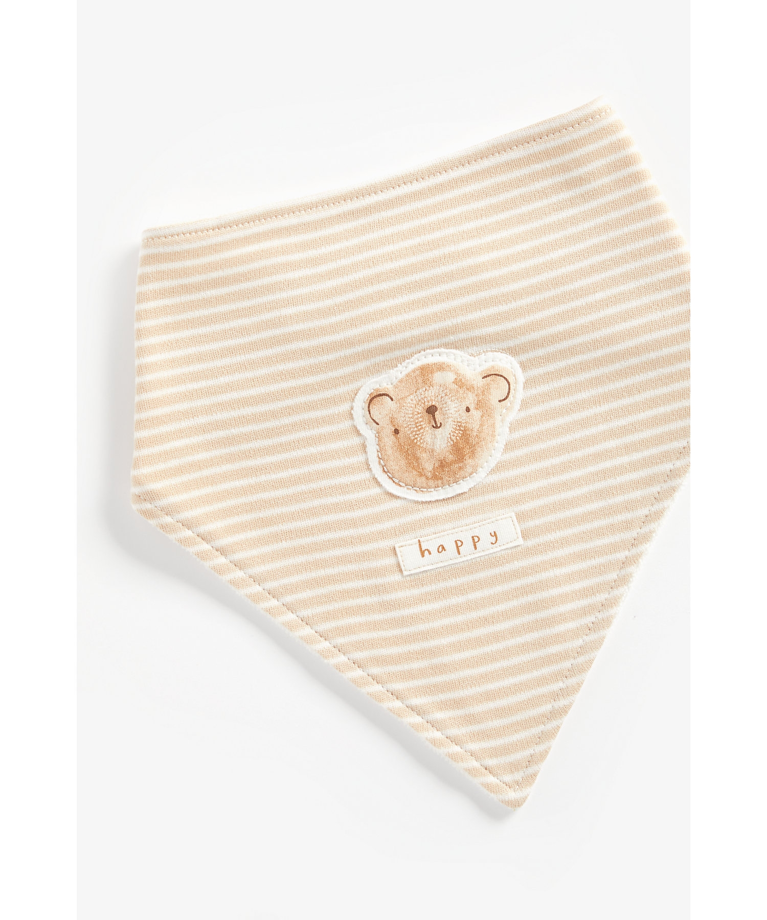 Mothercare | Unisex Bibs -Pack of 3-Multicolor 4