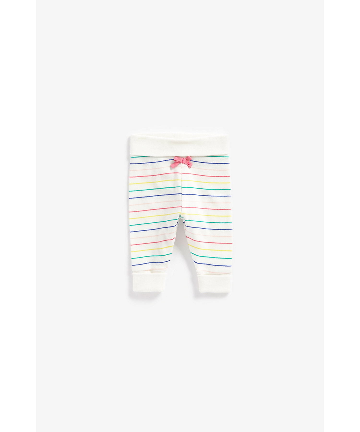Mothercare | Girls Leggings Striped-Pack of 2-Multicolor 2