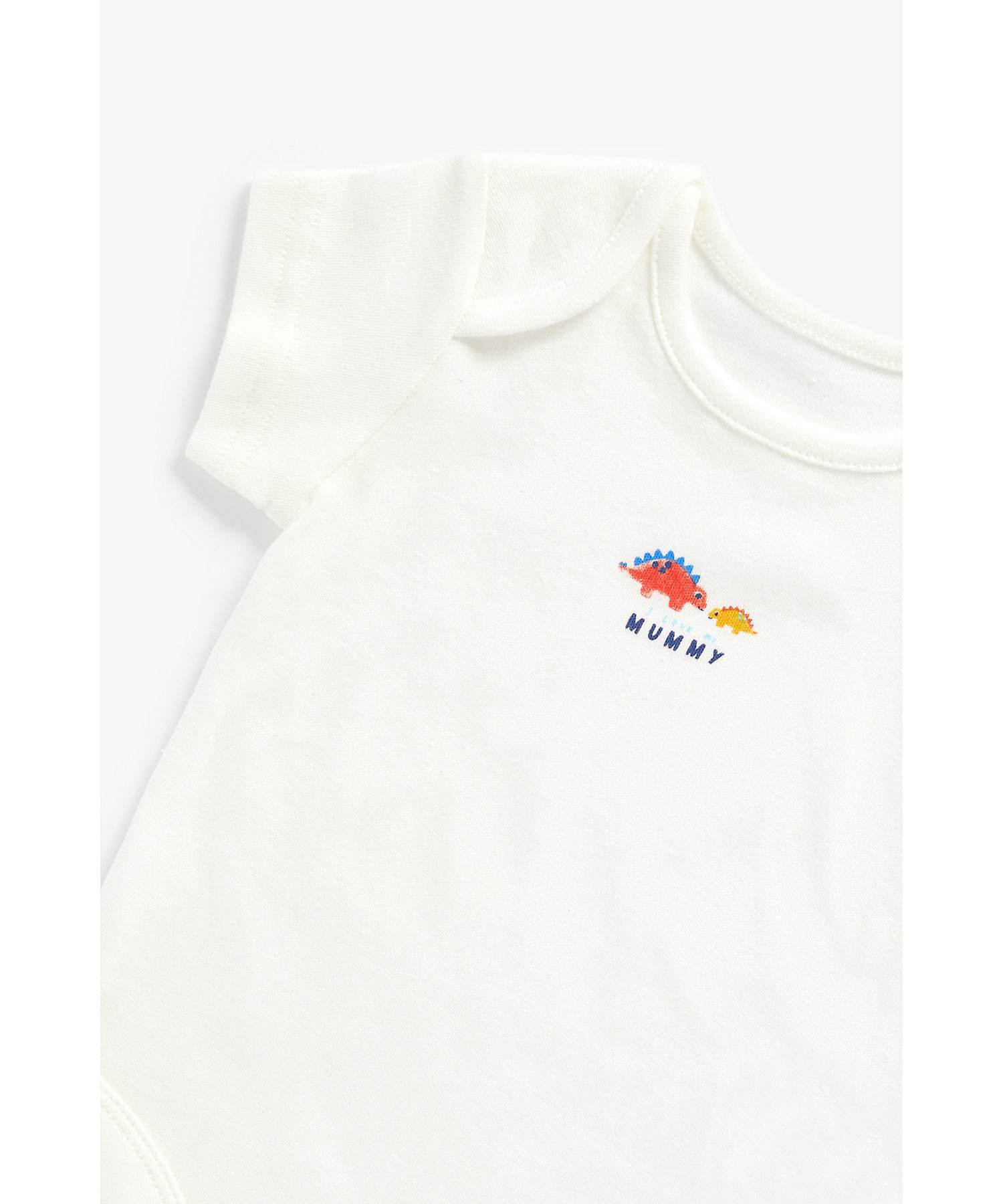 Mothercare | Boys Bodysuits -Pack of 5-Blue 8