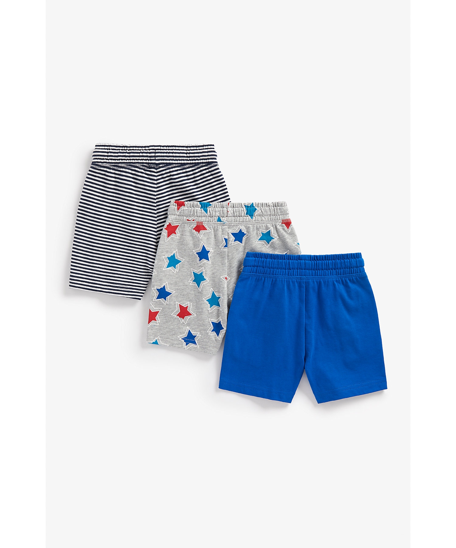 Mothercare | Boys Shorts -Pack of 3-Multicolor 1