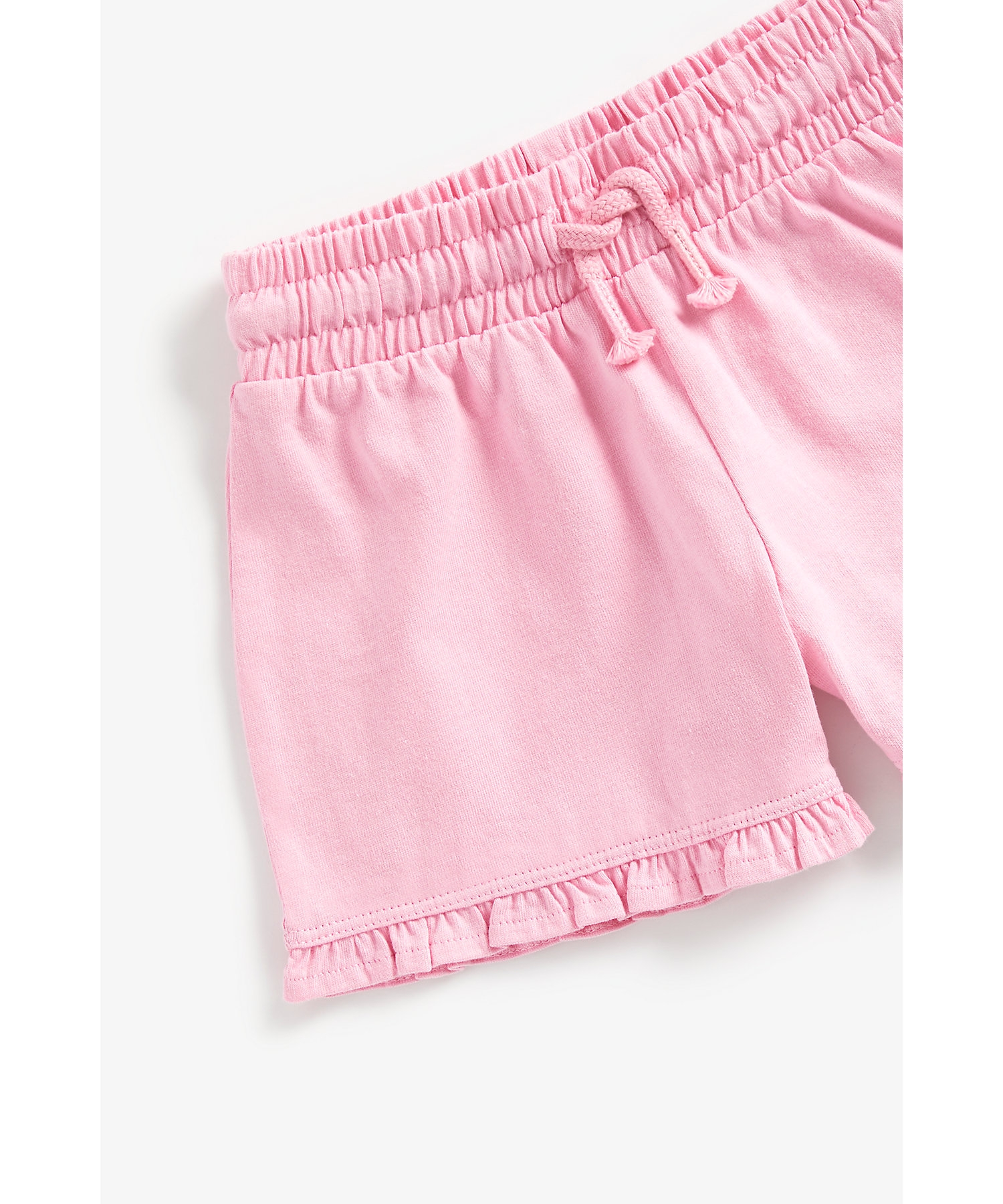 Mothercare | Girls Shorts Frilled Hems-Pink 2