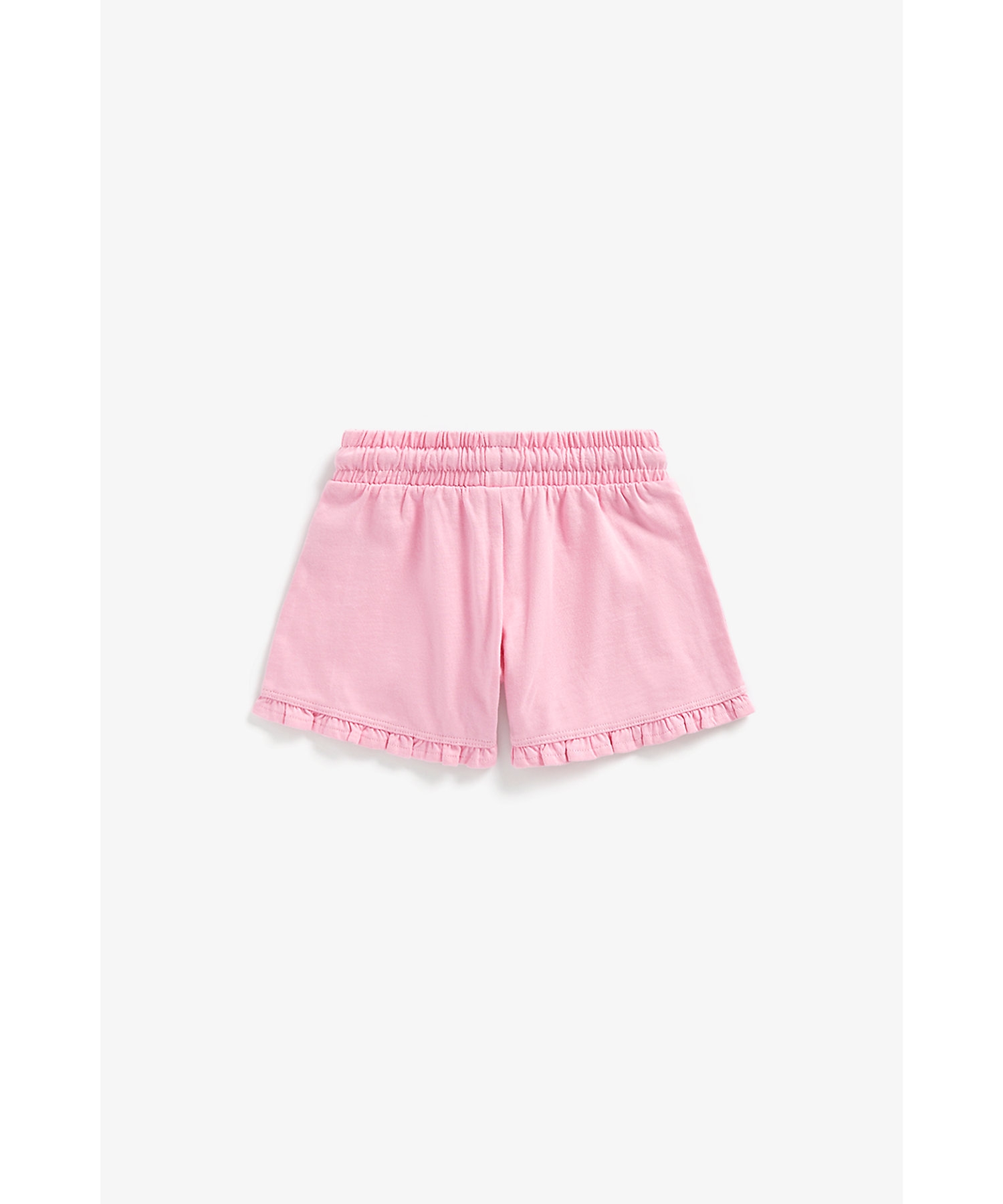 Mothercare | Girls Shorts Frilled Hems-Pink 1