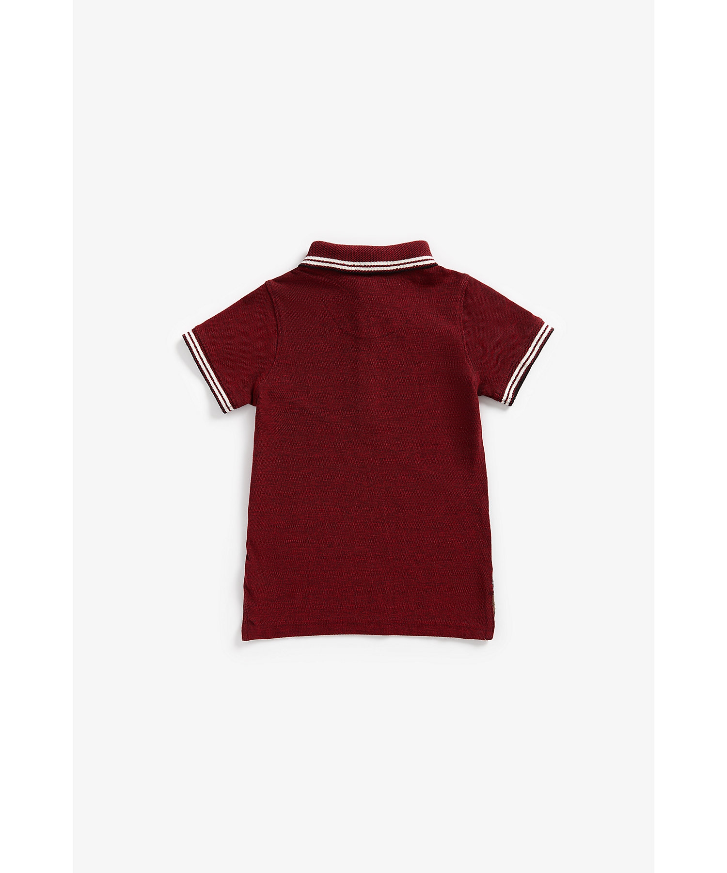 Mothercare | Boys Short Sleeves Polo T-Shirts Cut-And-Sew Panels-Multicolor 1