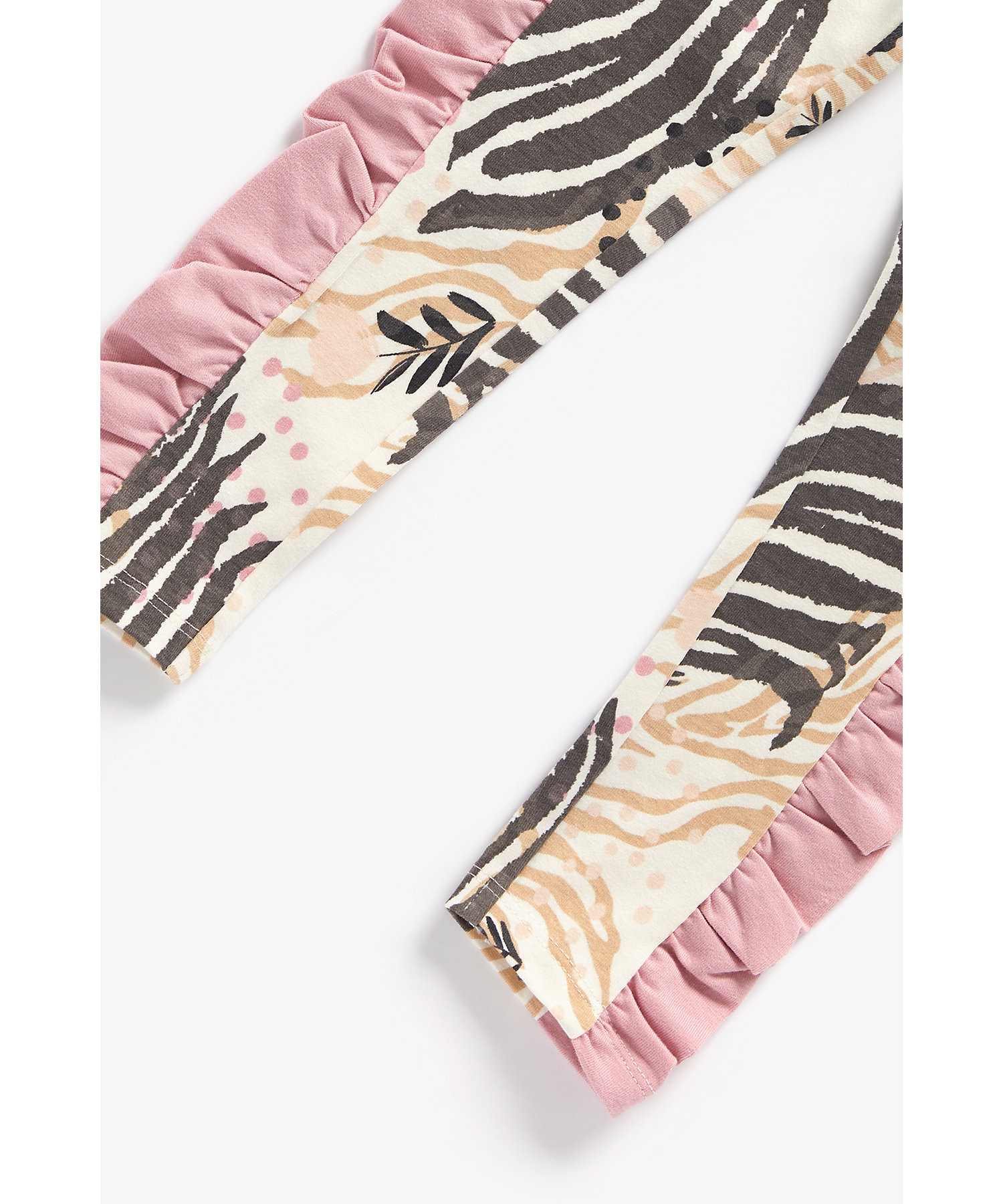 Mothercare | Girls Printed Leggings With Side Panels -Multicolor 3