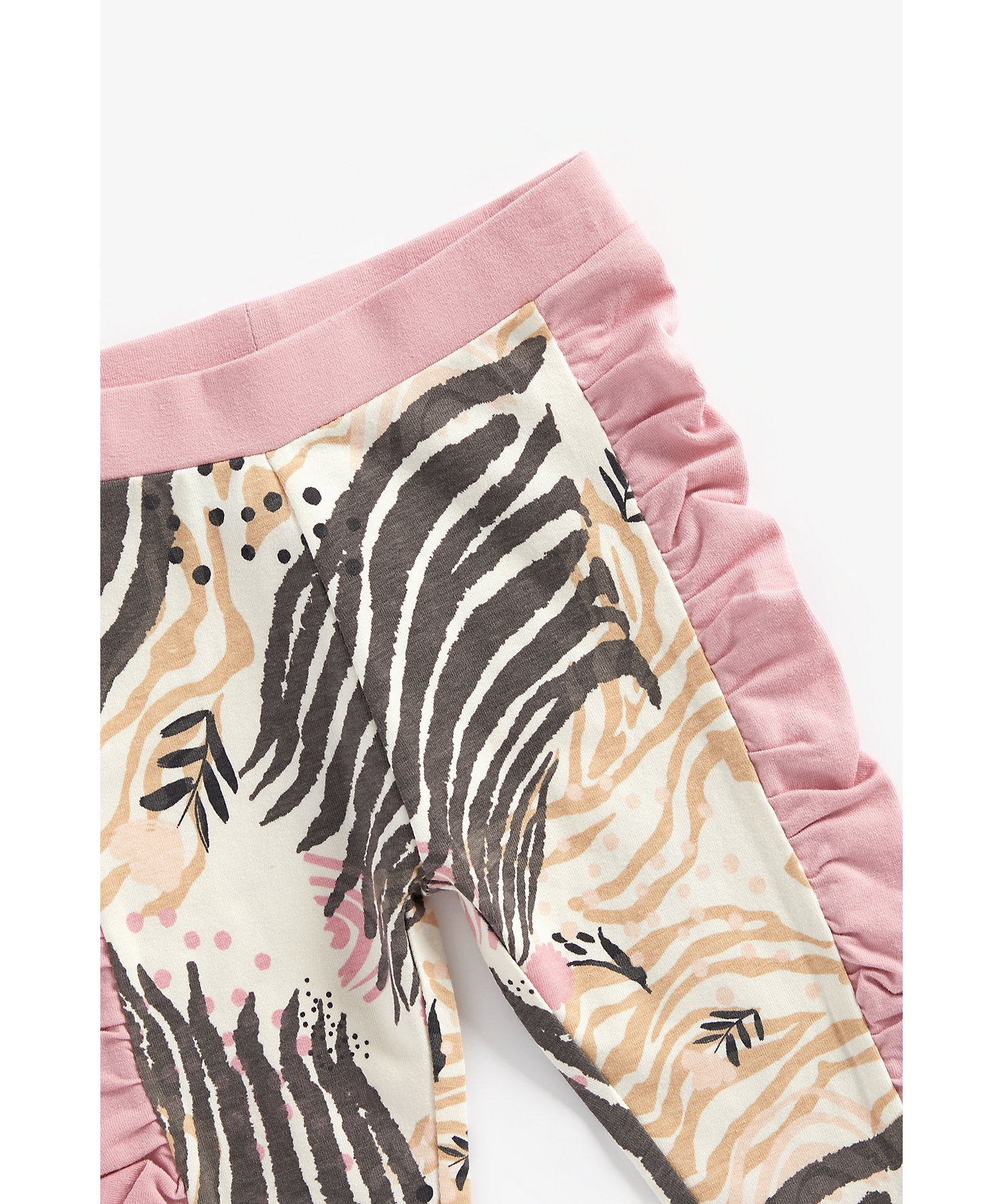Mothercare | Girls Printed Leggings With Side Panels -Multicolor 2