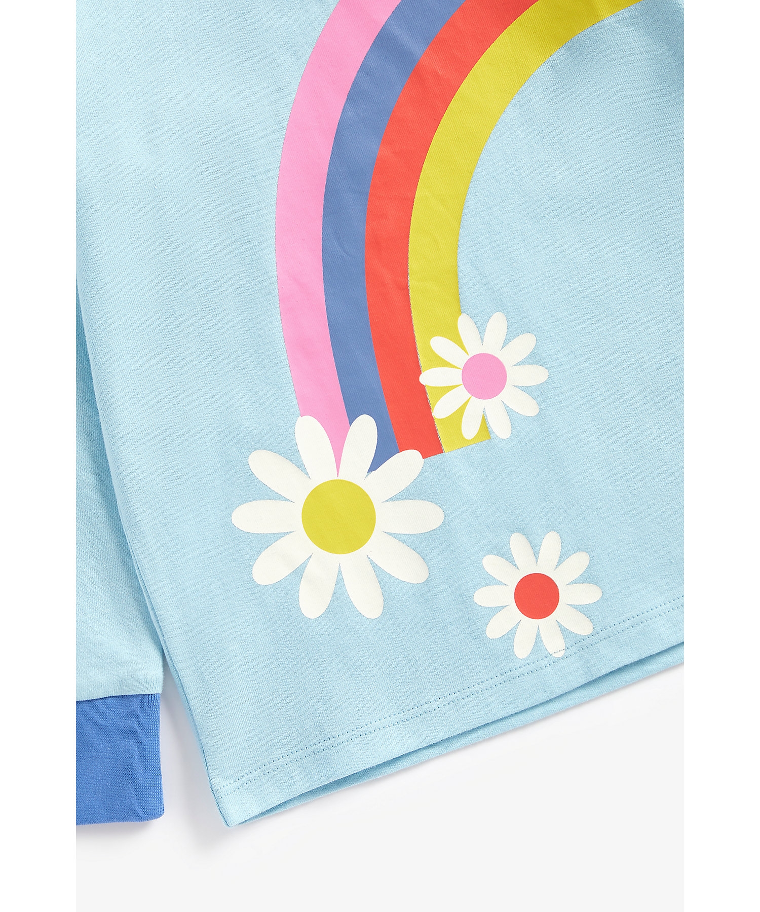 Mothercare | Girls Full Sleeves Pyjama Set Rainbow Design-Multicolor 2