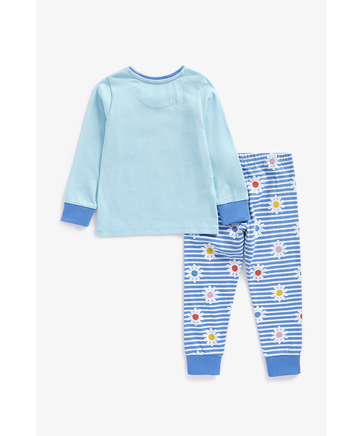 Mothercare | Girls Full Sleeves Pyjama Set Rainbow Design-Multicolor 1