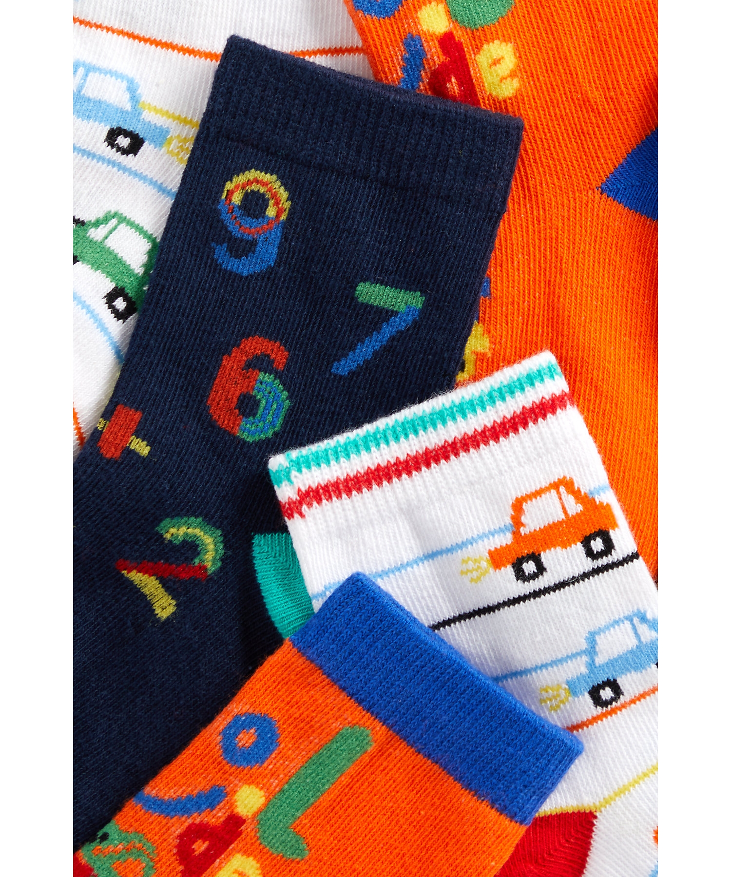 Mothercare | Boys Socks -Pack of 3-Multicolor 2