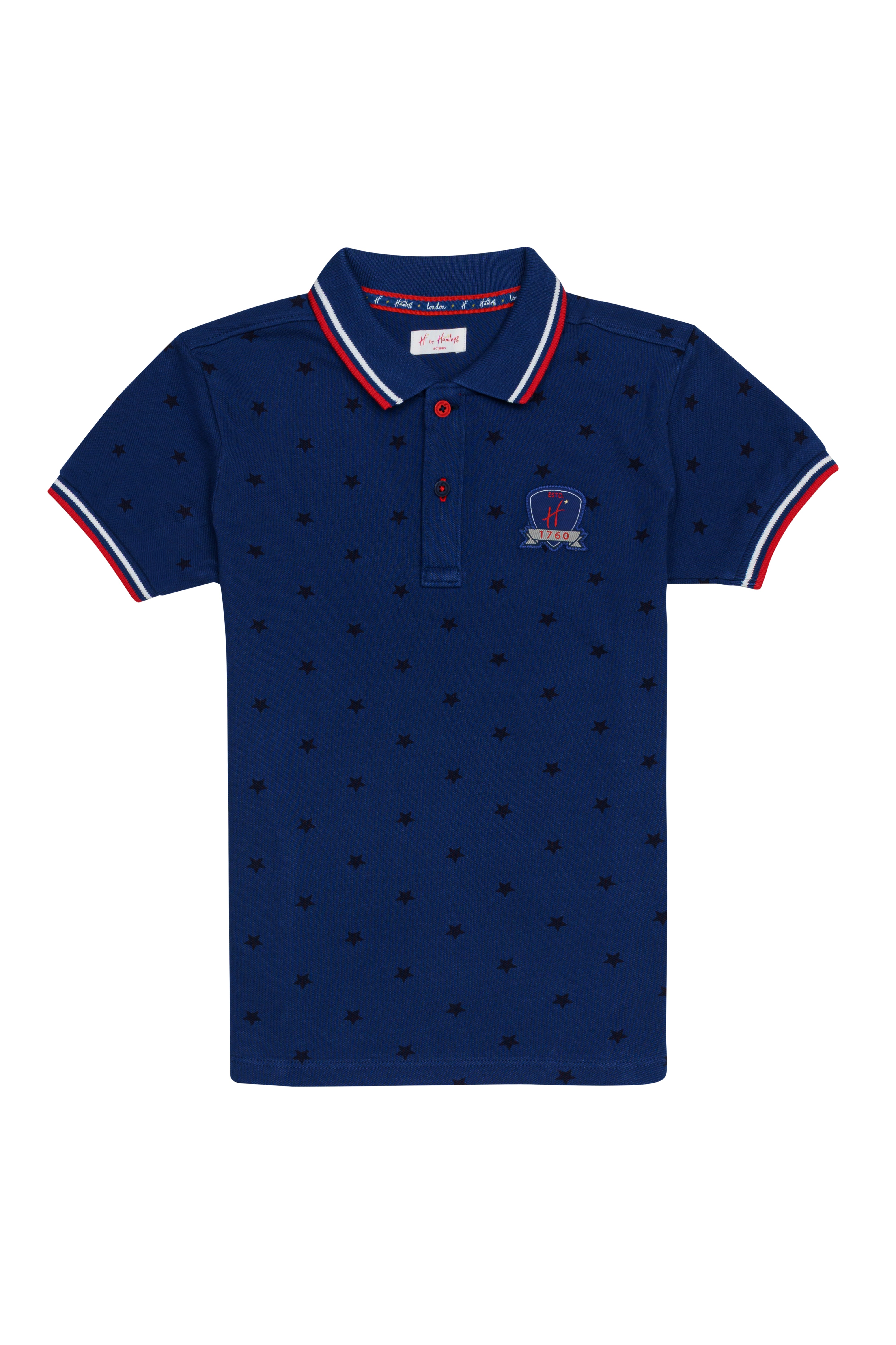 H by Hamleys Boys 100% Cotton Short Sleeves T-Shirt - Multi
