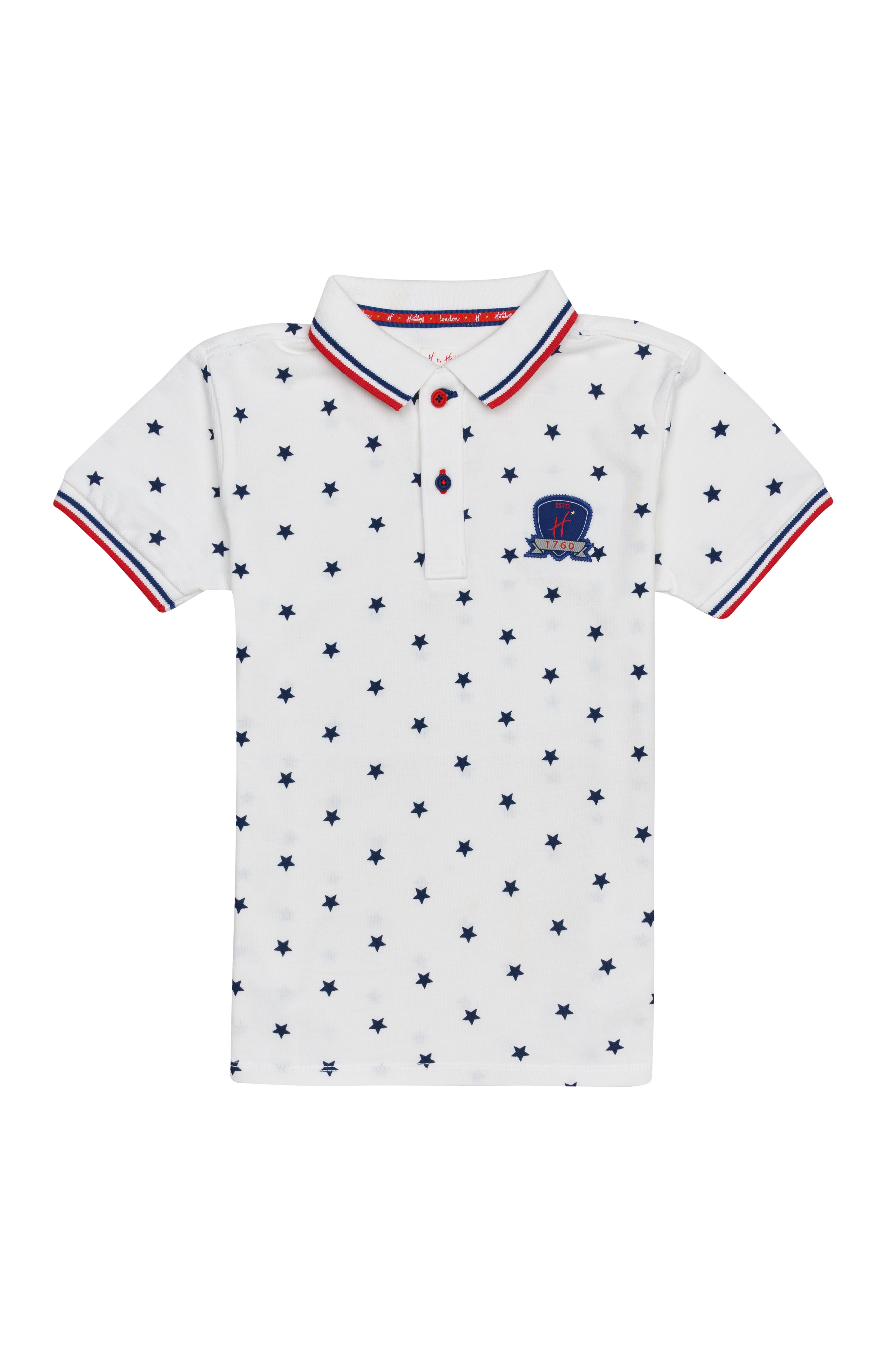 H by Hamleys Boys 100% Cotton Short Sleeves T-Shirt - Multi