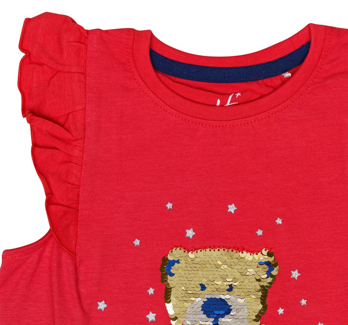 H by Hamleys Girls 100% Cotton Short Sleeves Tops - Red
