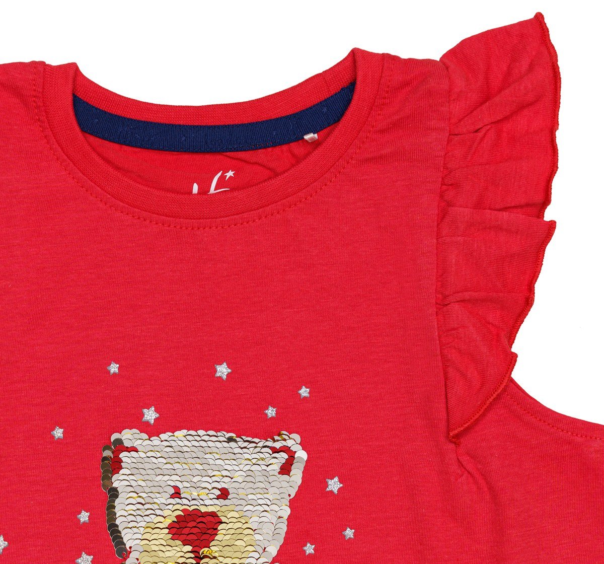 H by Hamleys Girls 100% Cotton Short Sleeves Tops - Red