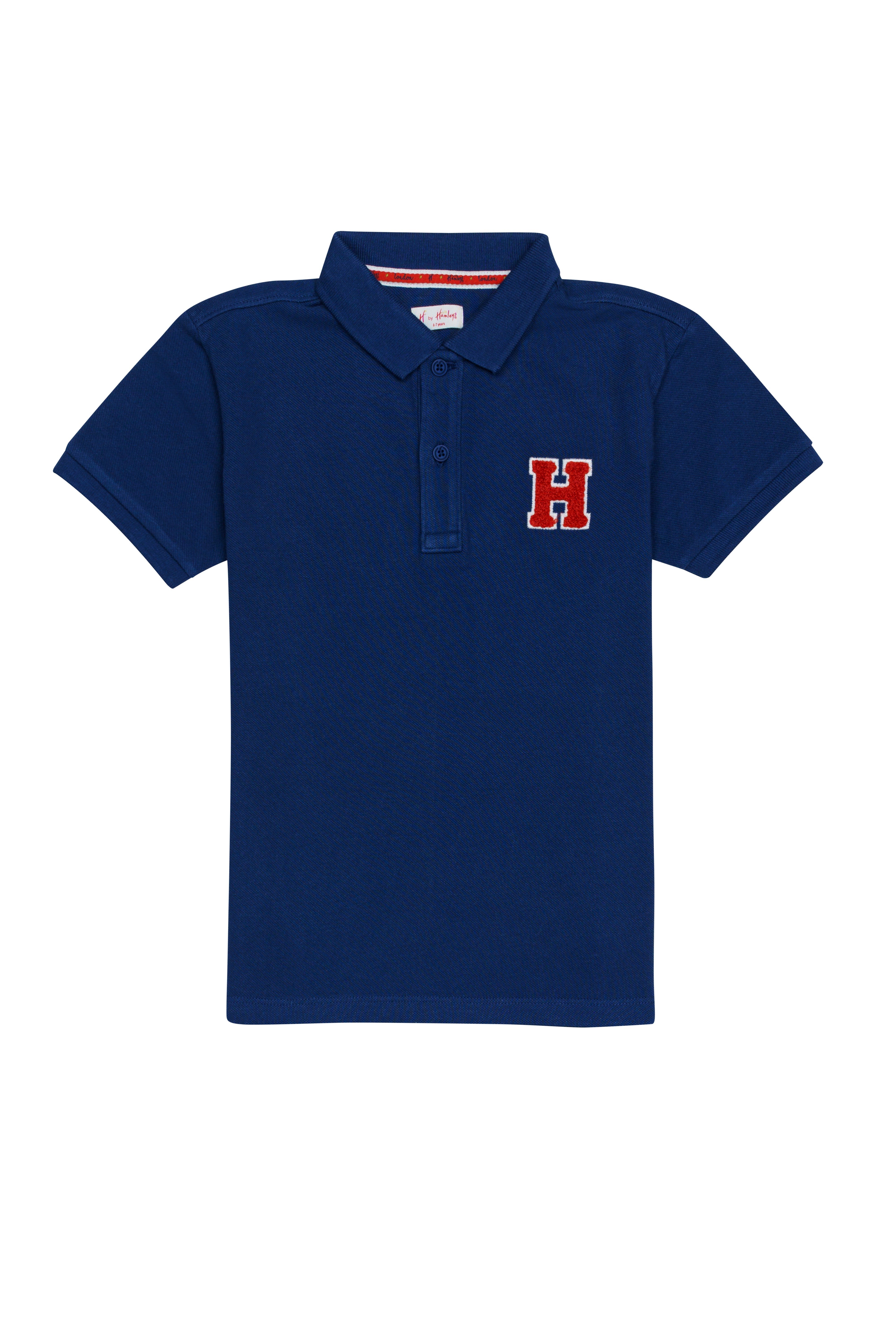H by Hamleys Boys 100% Cotton Short Sleeves T-Shirt - Navy