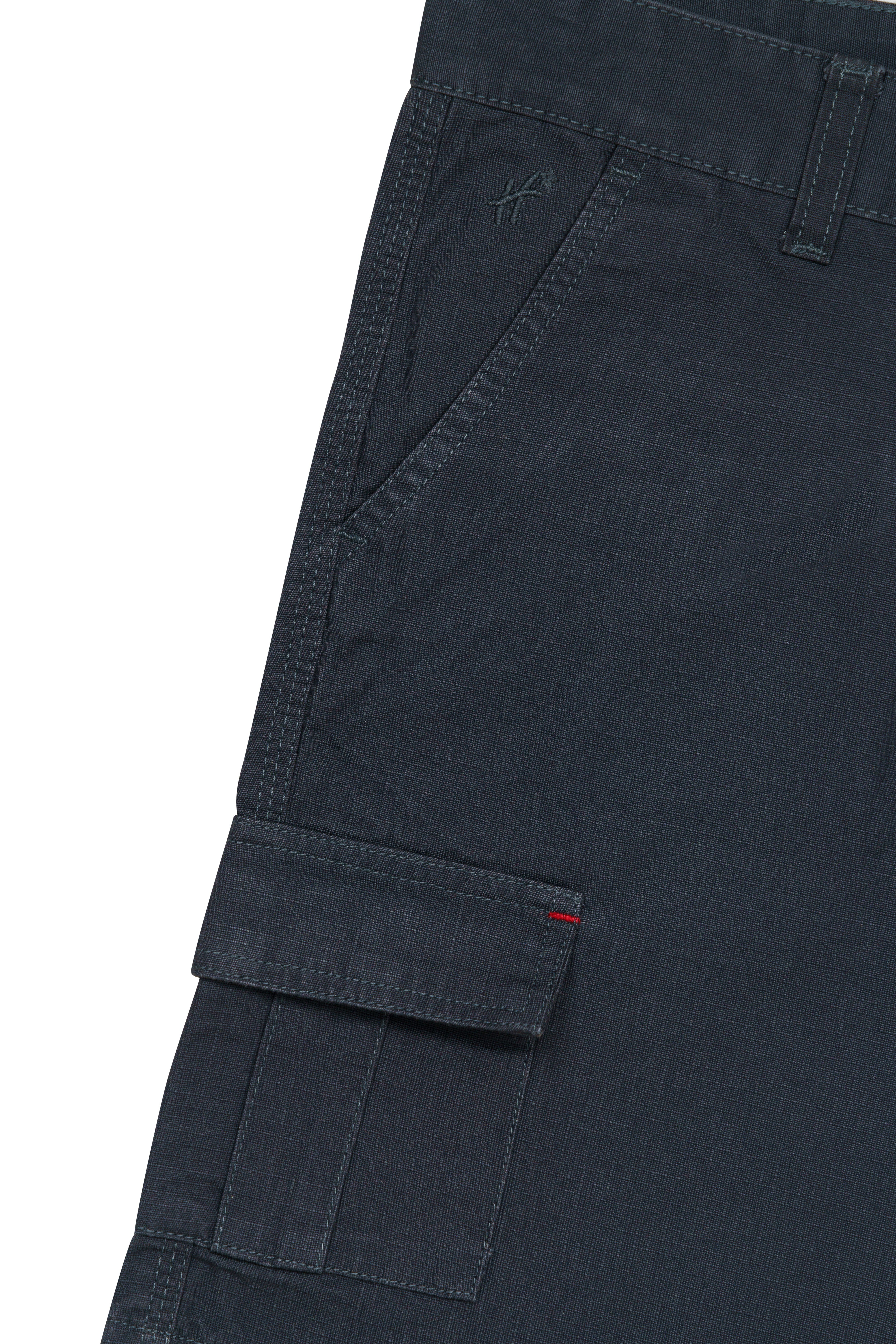 H by Hamleys Boys 100% Cotton Tie Cord Shorts - Blue