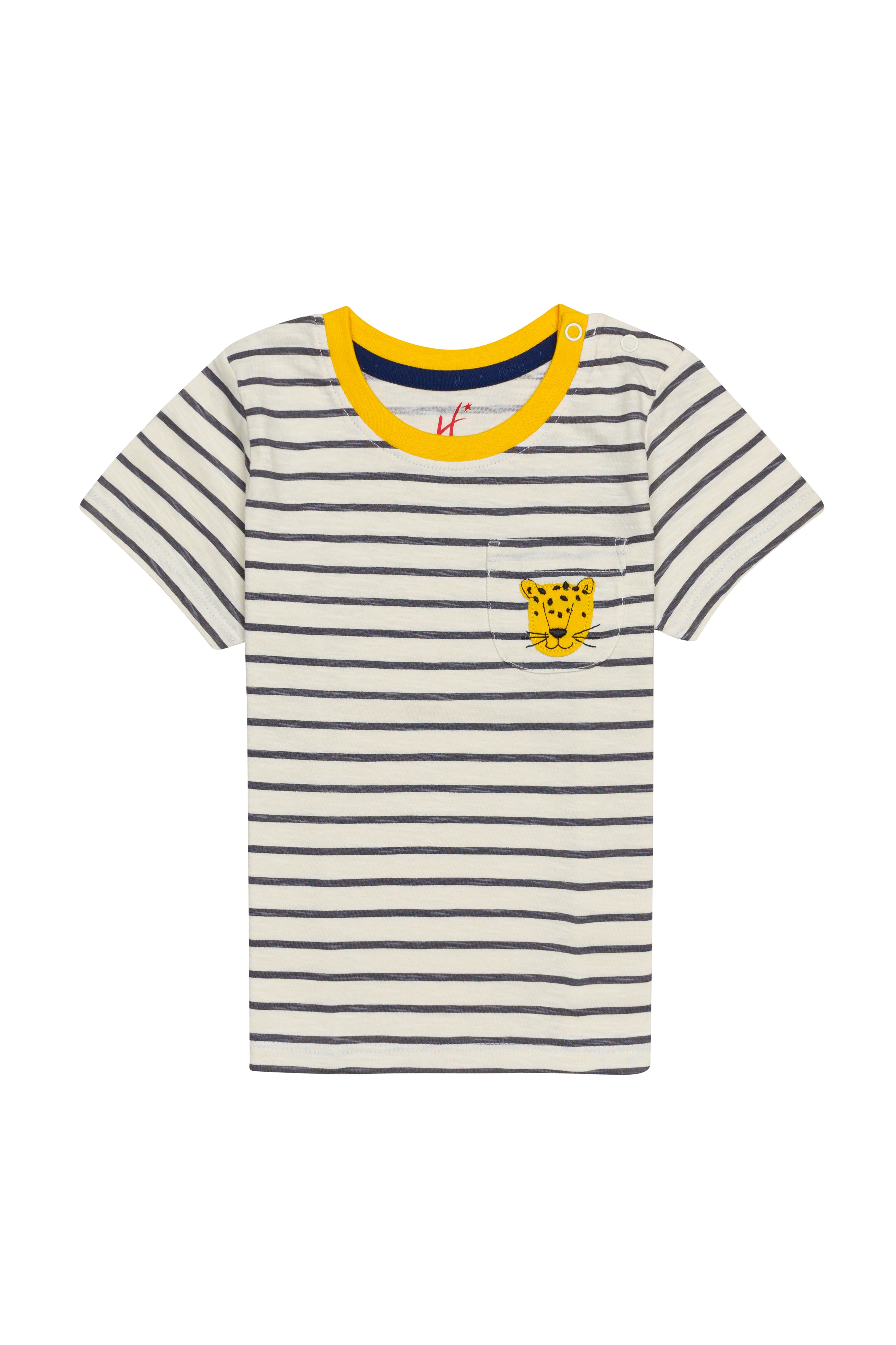 H by Hamleys Boys 100% Cotton Short Sleeves T-Shirt - Multi