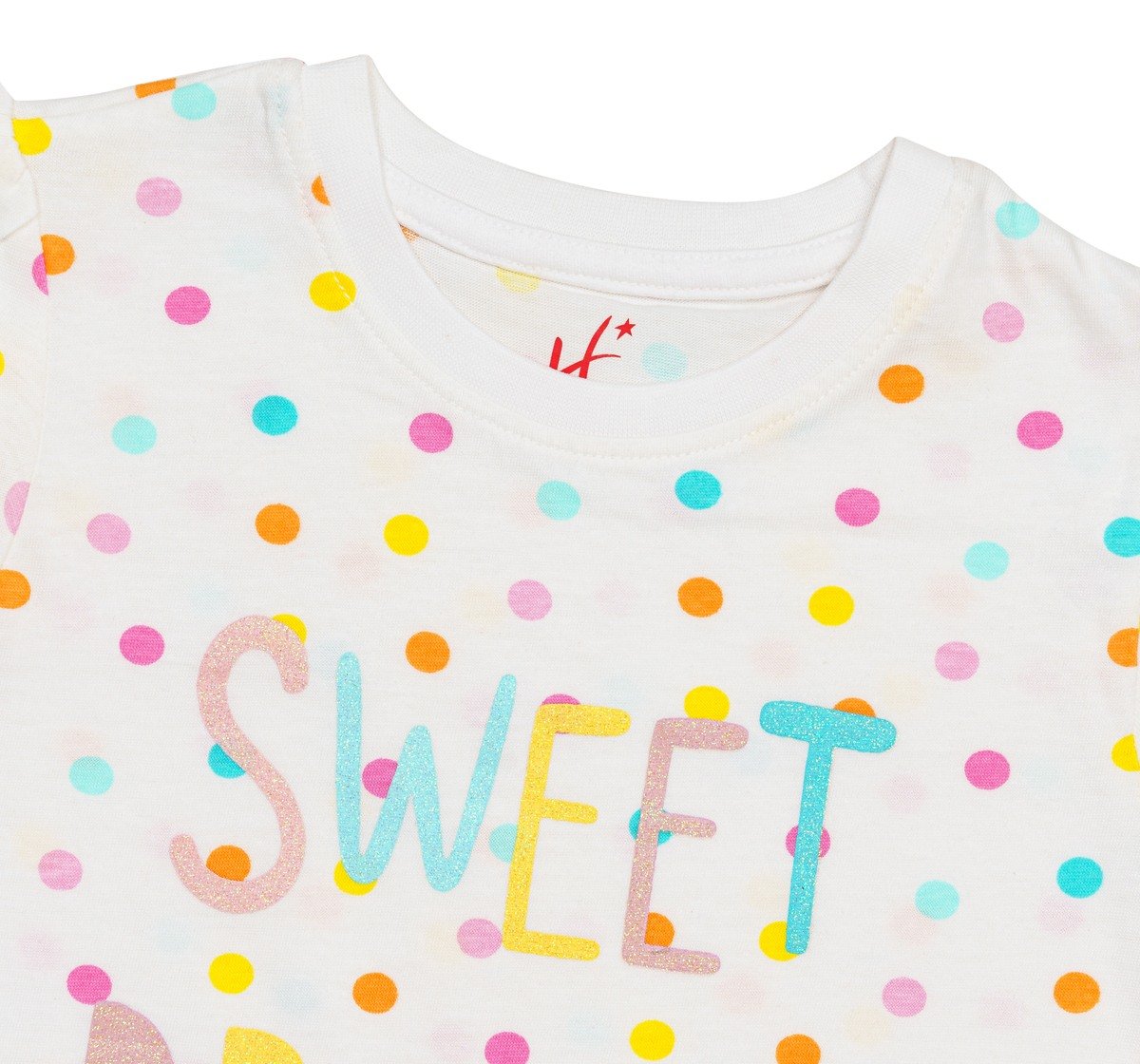H by Hamleys Girls 100% Cotton Short Sleeves Shorts and T-Shirt Set - Multi