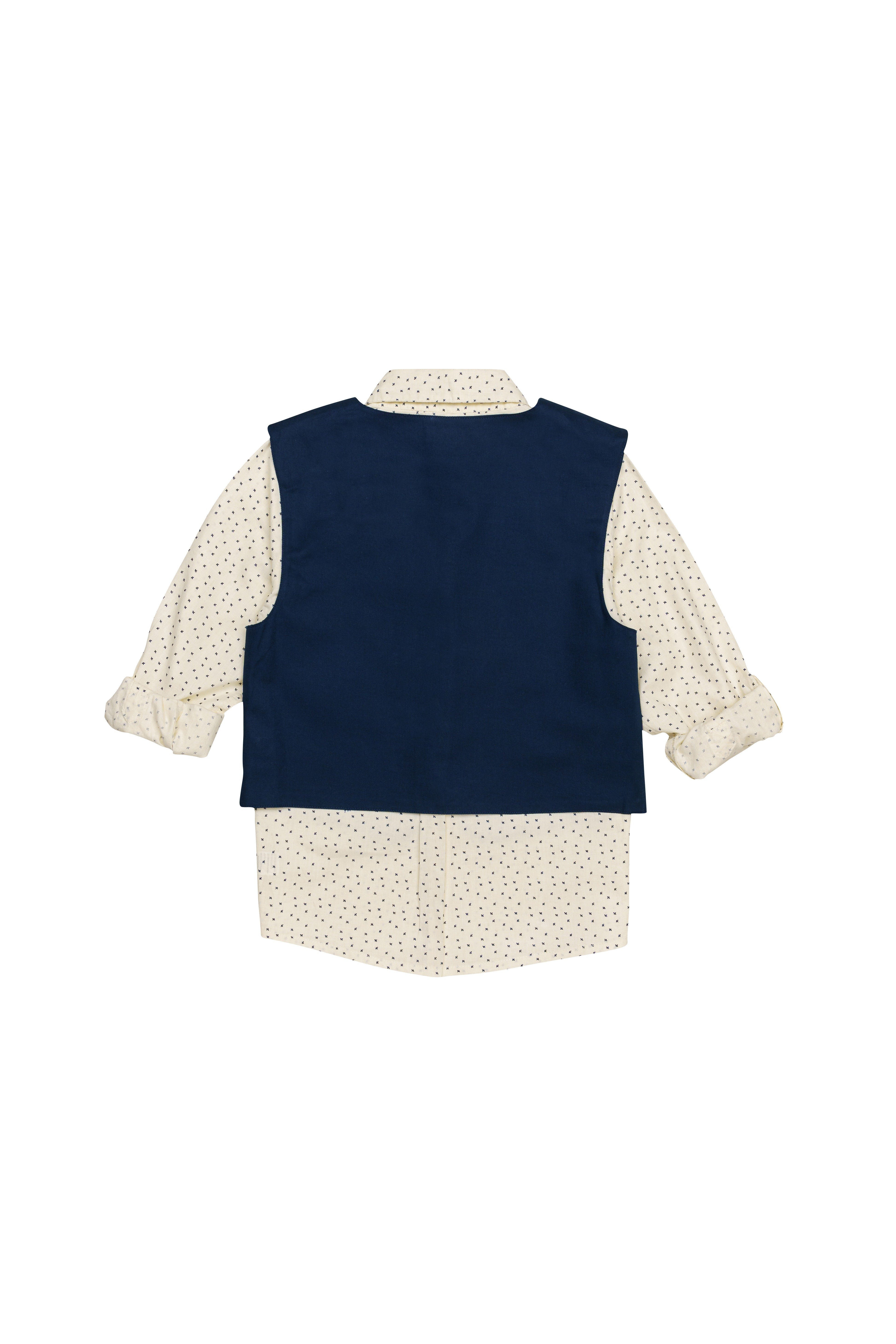 H by Hamleys Boys Full Sleeves Partywear Set - Multi