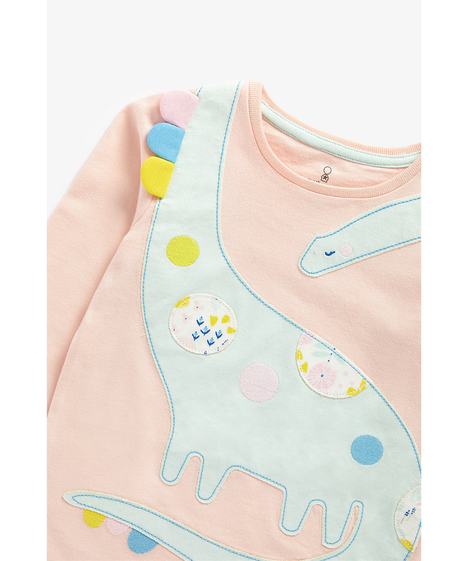 Mothercare | Girls Full Sleeves Pyjamas Dino Printed-Pack of 2-Multicolor 2