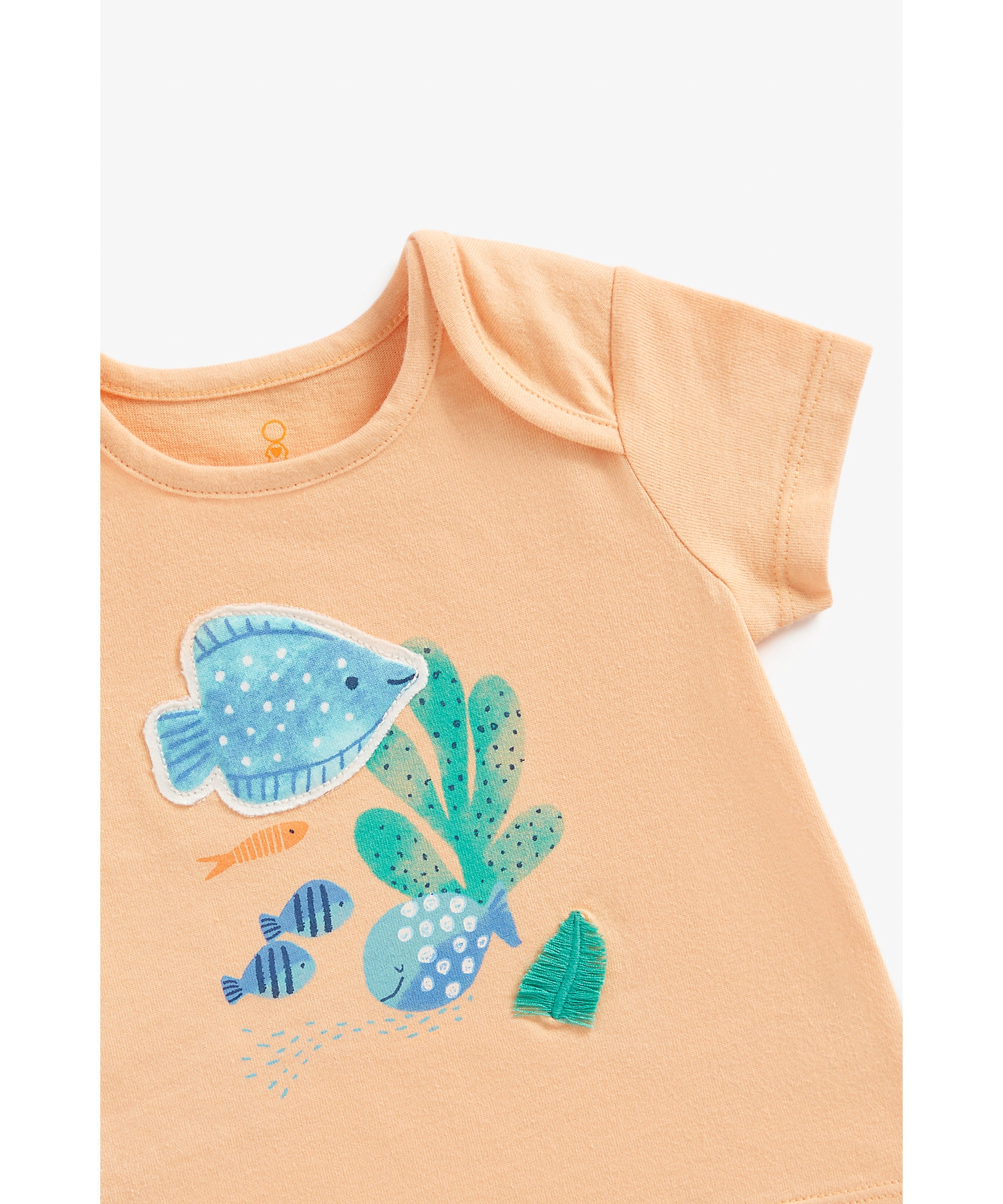 Mothercare | Unisex Short Sleeves Pyjamas Sea Creatures Printed-Pack of 2-Multicolor 6