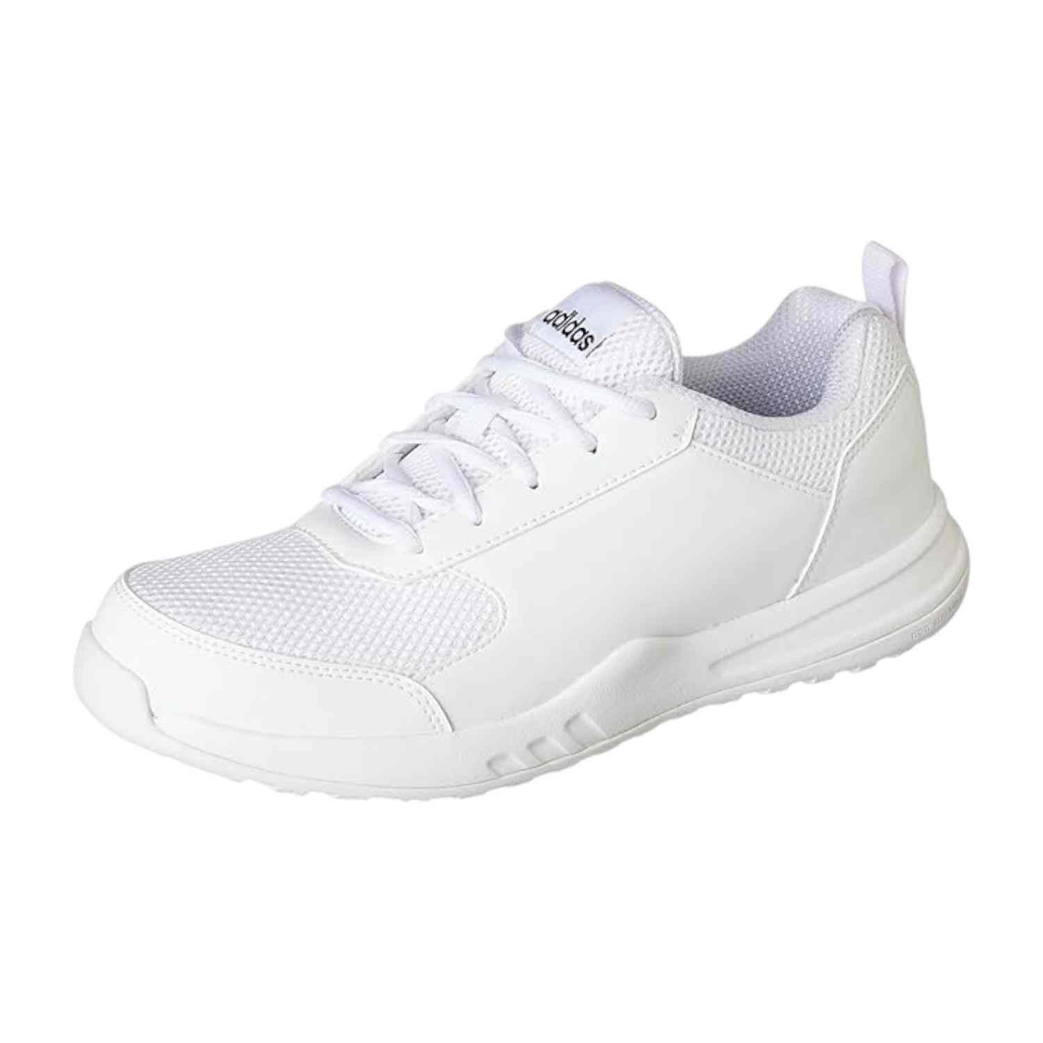 White Shool Shoes Lace up For Kids