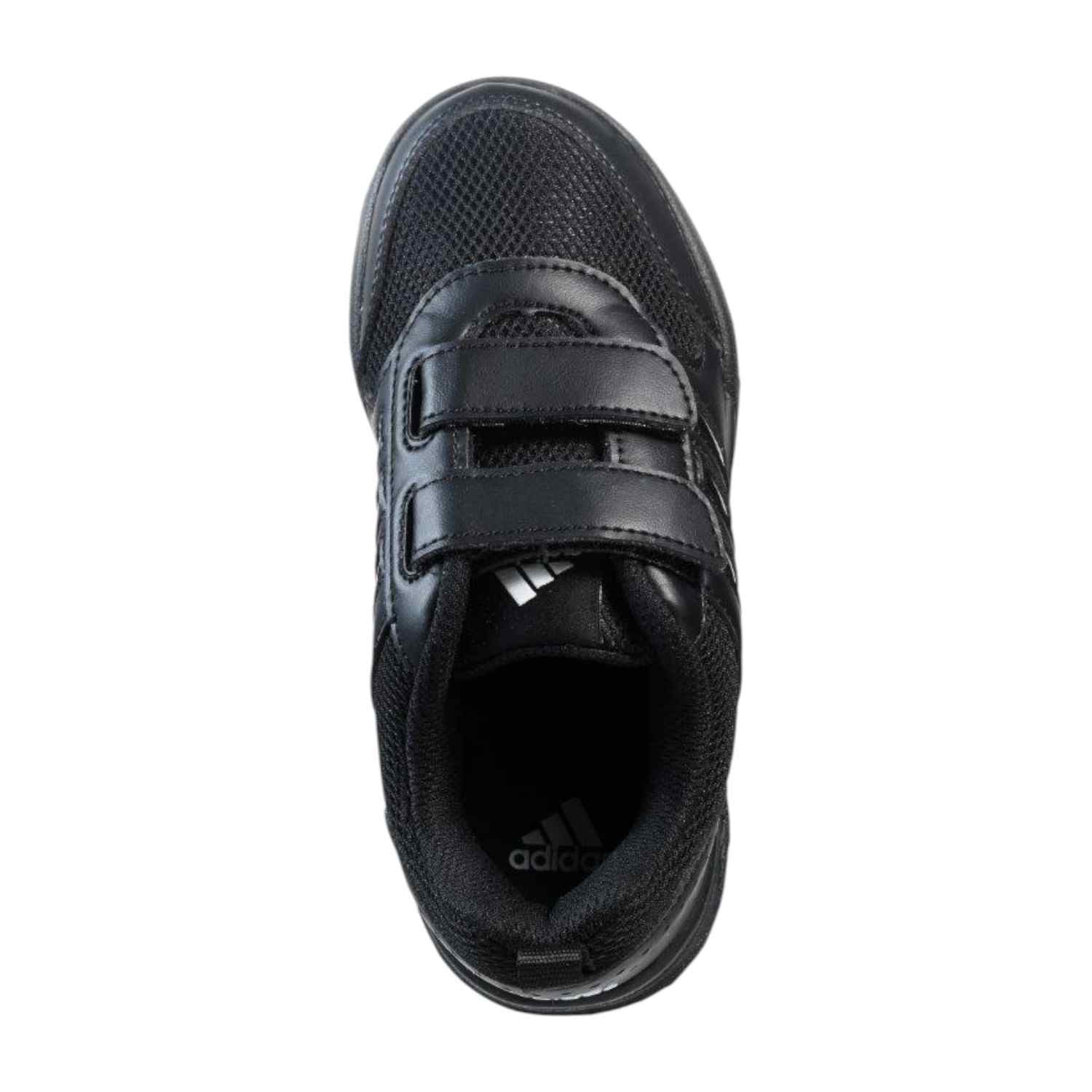 Black Velcro School Shoes For Kids