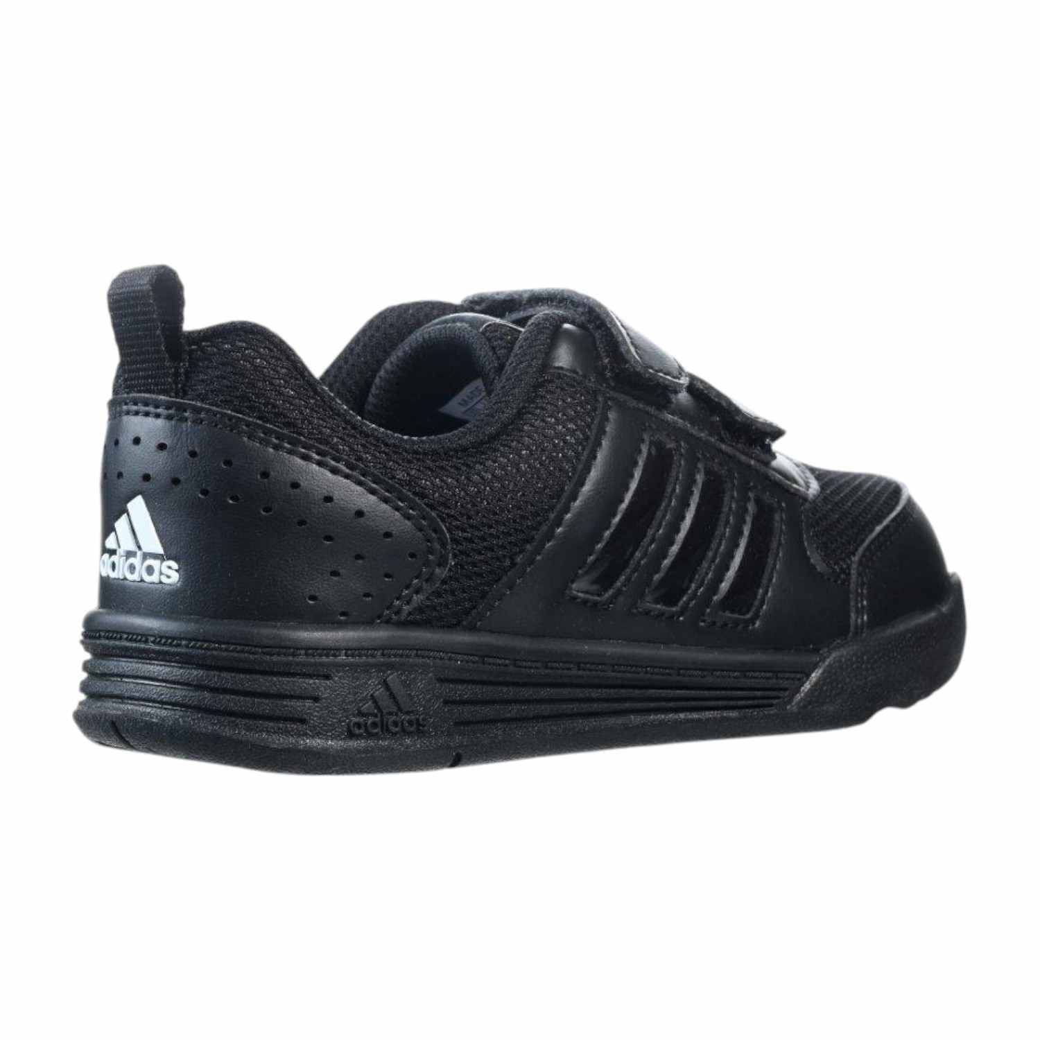 Black Velcro School Shoes For Kids
