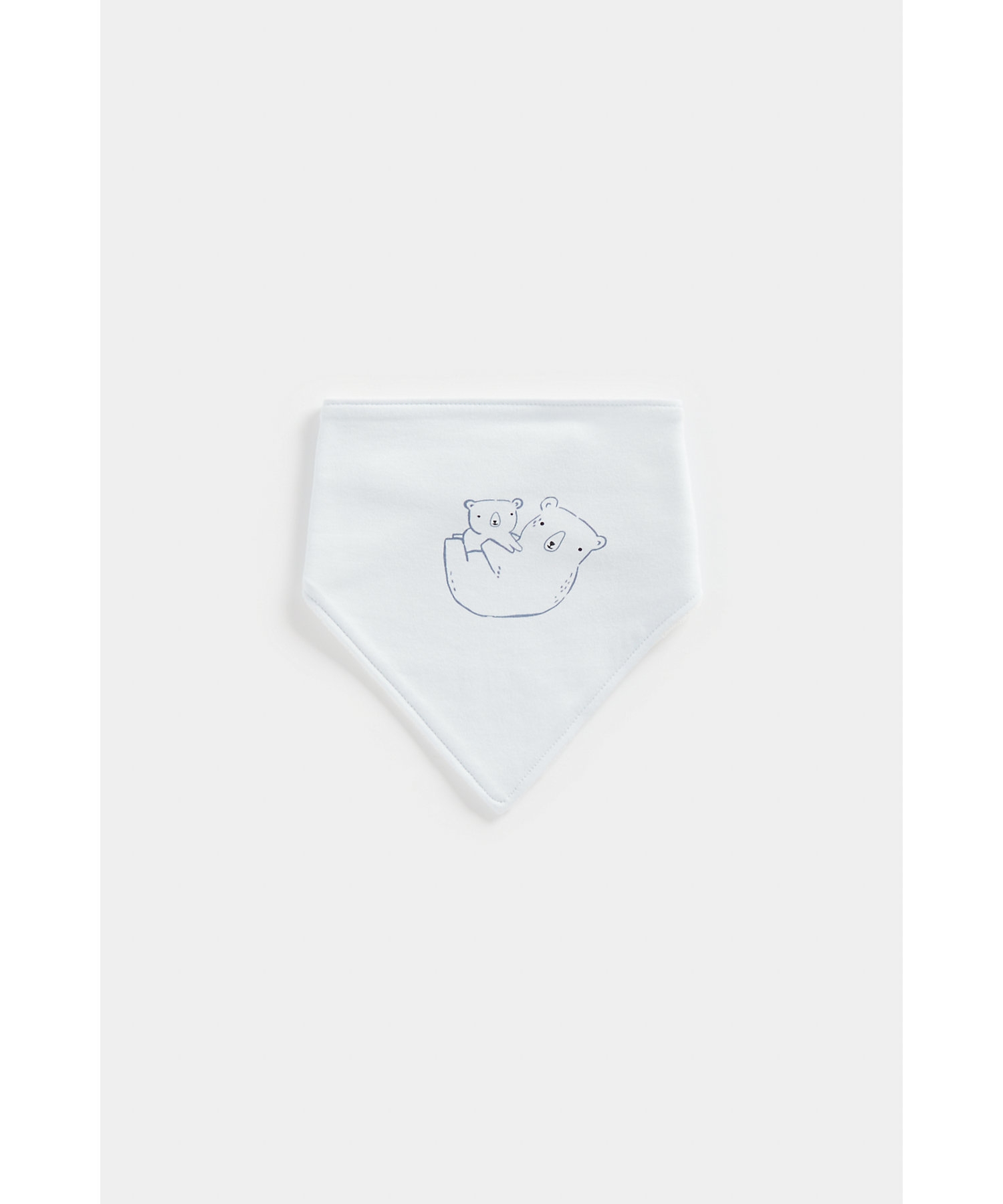 Mothercare | Boys Bibs -Pack of 3-Blue 1