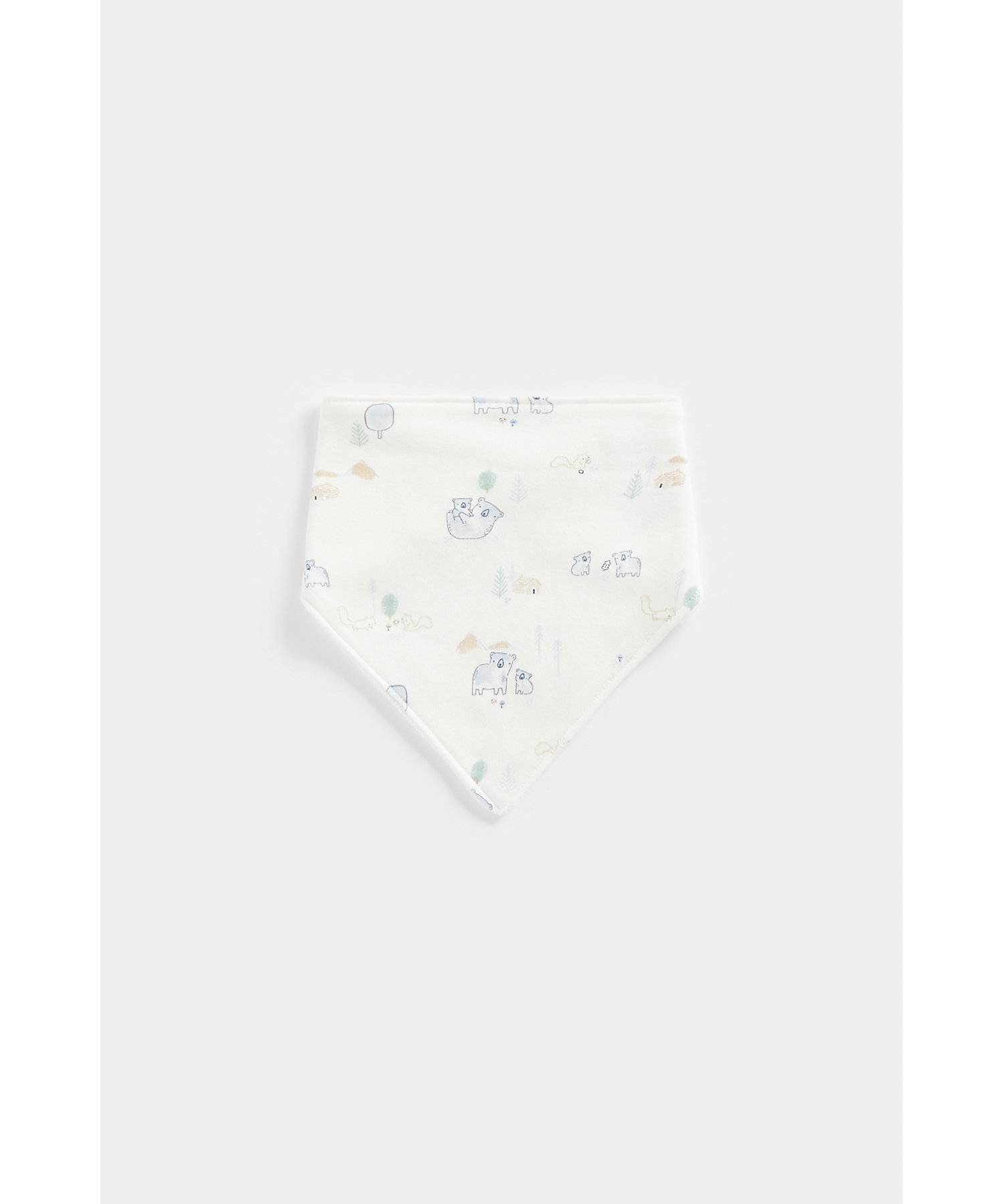 Mothercare | Boys Bibs -Pack of 3-Blue 2