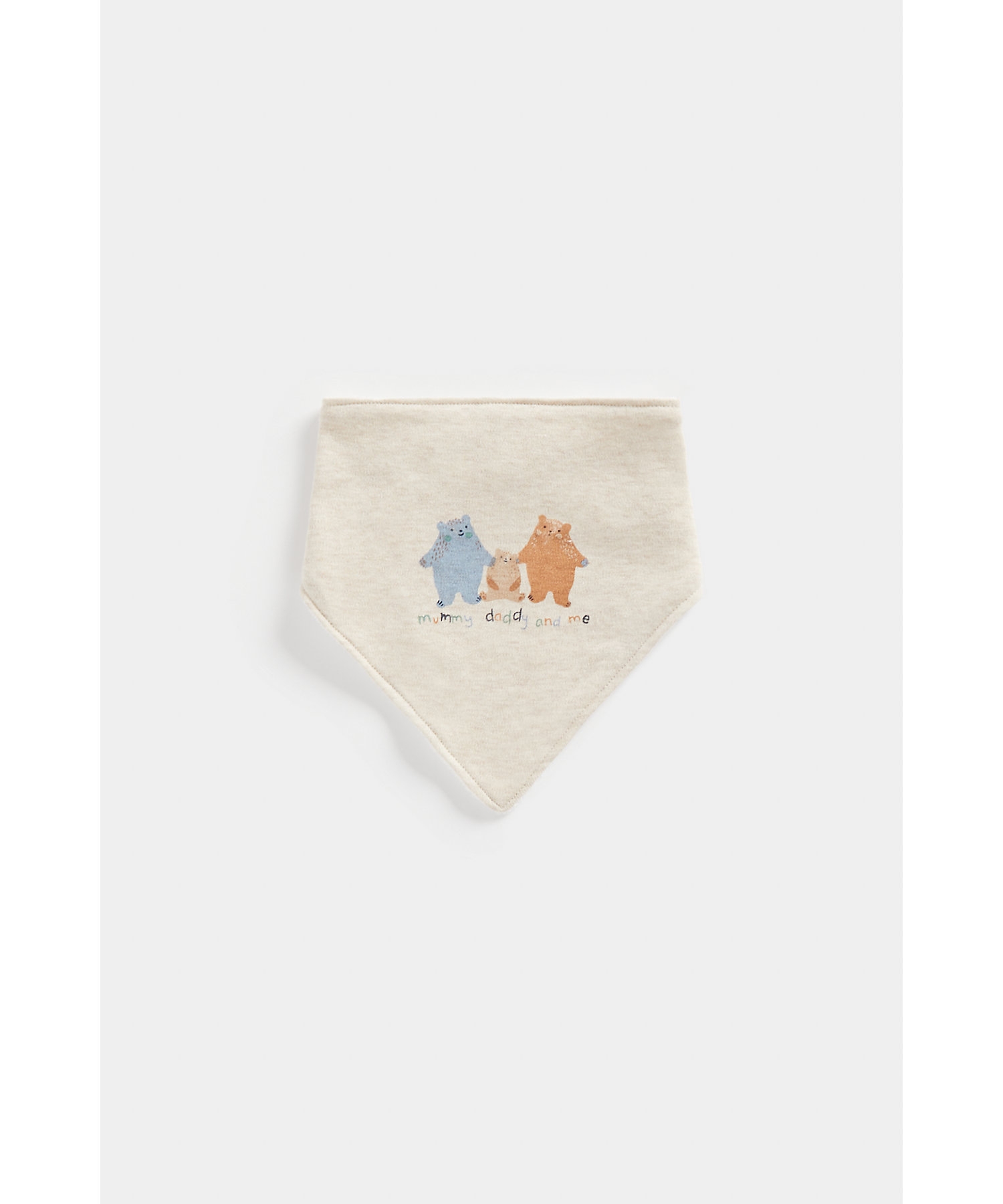 Mothercare | Boys Bibs Bear Design-Pack of 3-Multicolor 1