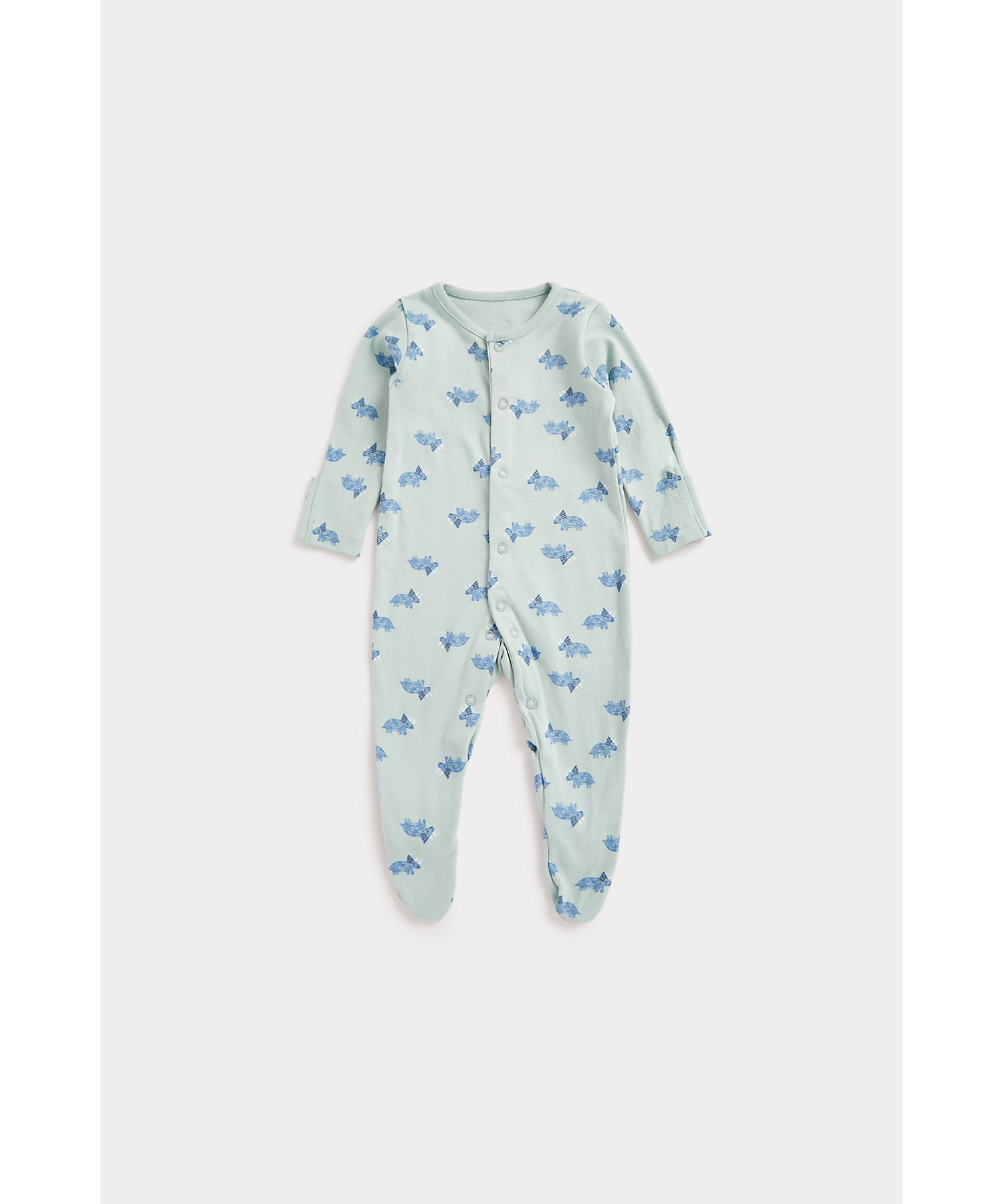 Mothercare | Boys Full Sleeves Sleepsuits -Multi 4