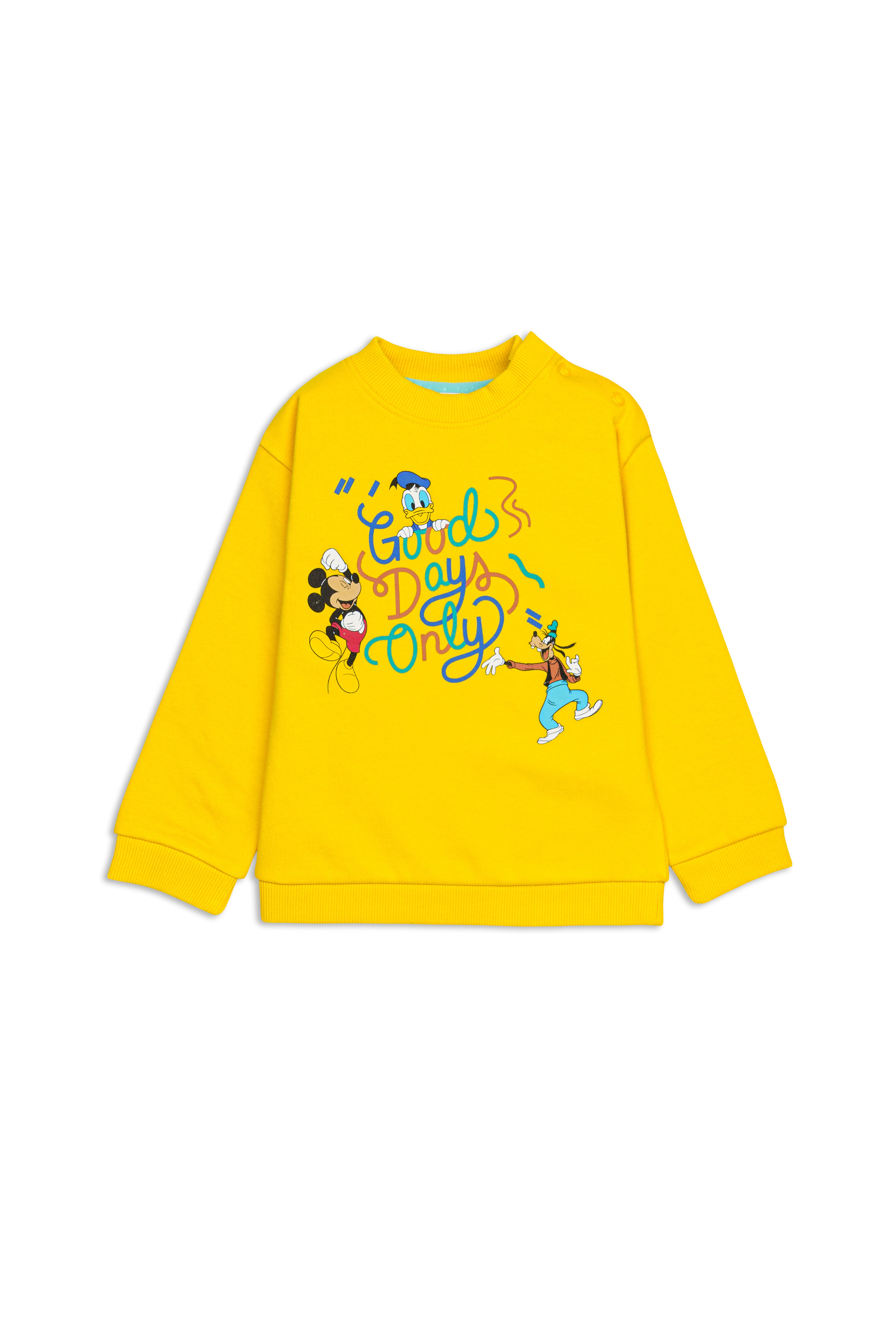 H by Hamleys Boys Tie Cord Sweatshirt - Yellow